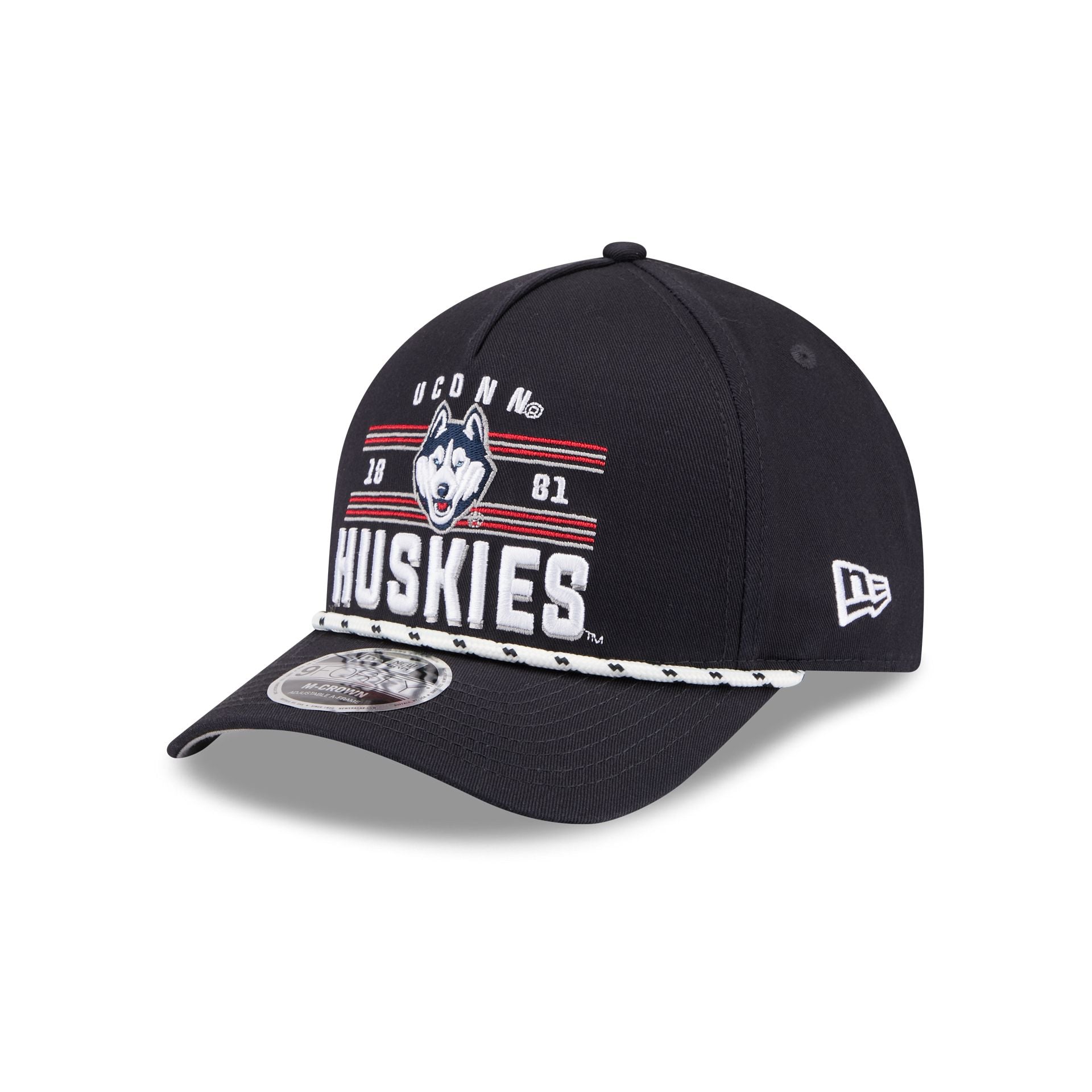 Connecticut Huskies March Madness 9FORTY M-Crown A-Frame Snapback Hat - Image 3