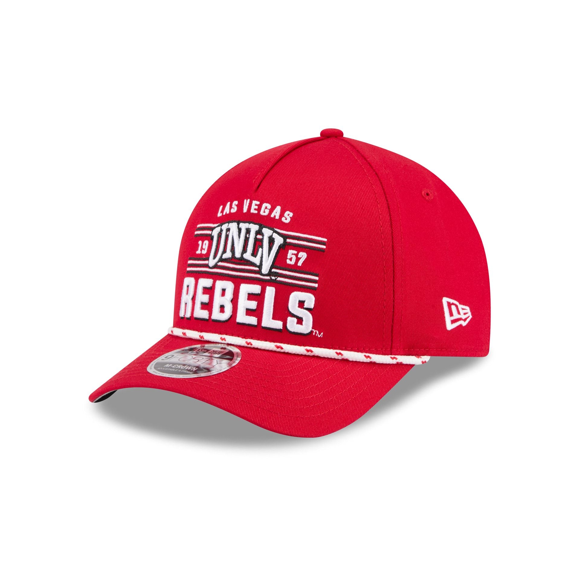 UNLV Runnin' Rebels March Madness 9FORTY M-Crown A-Frame Snapback Hat - Image 3