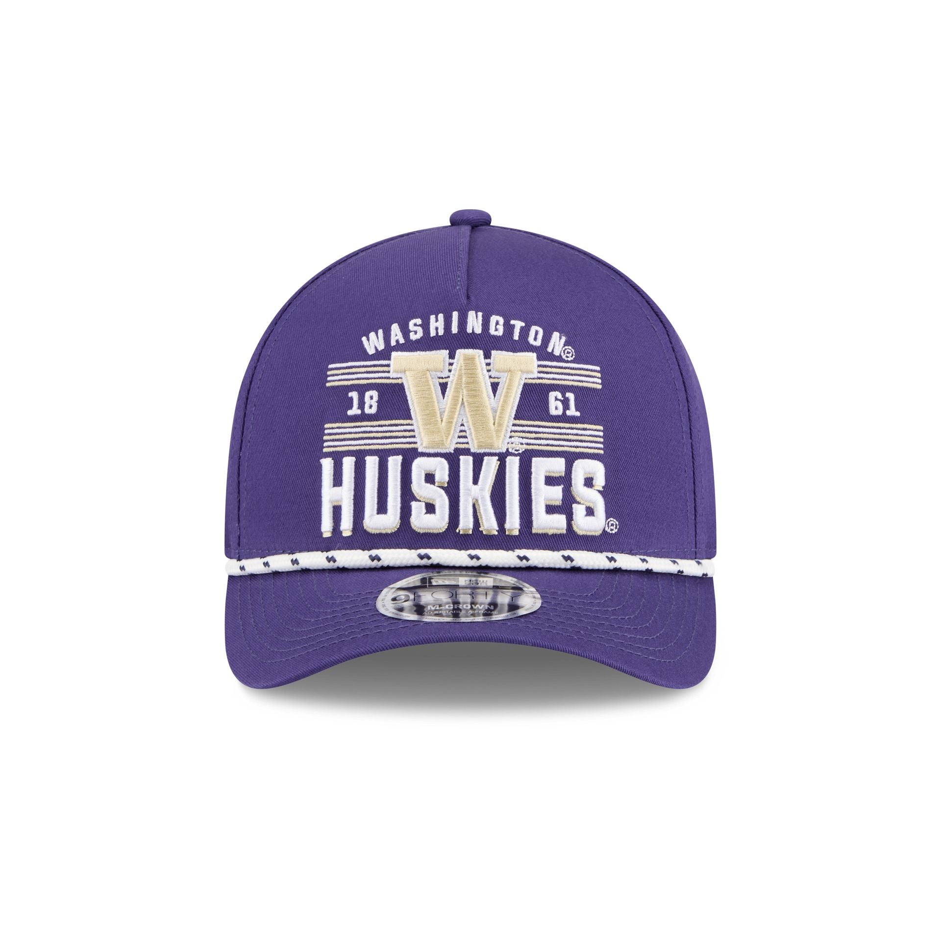 Washington Huskies March Madness 9FORTY M-Crown A-Frame Snapback Hat - Image 2