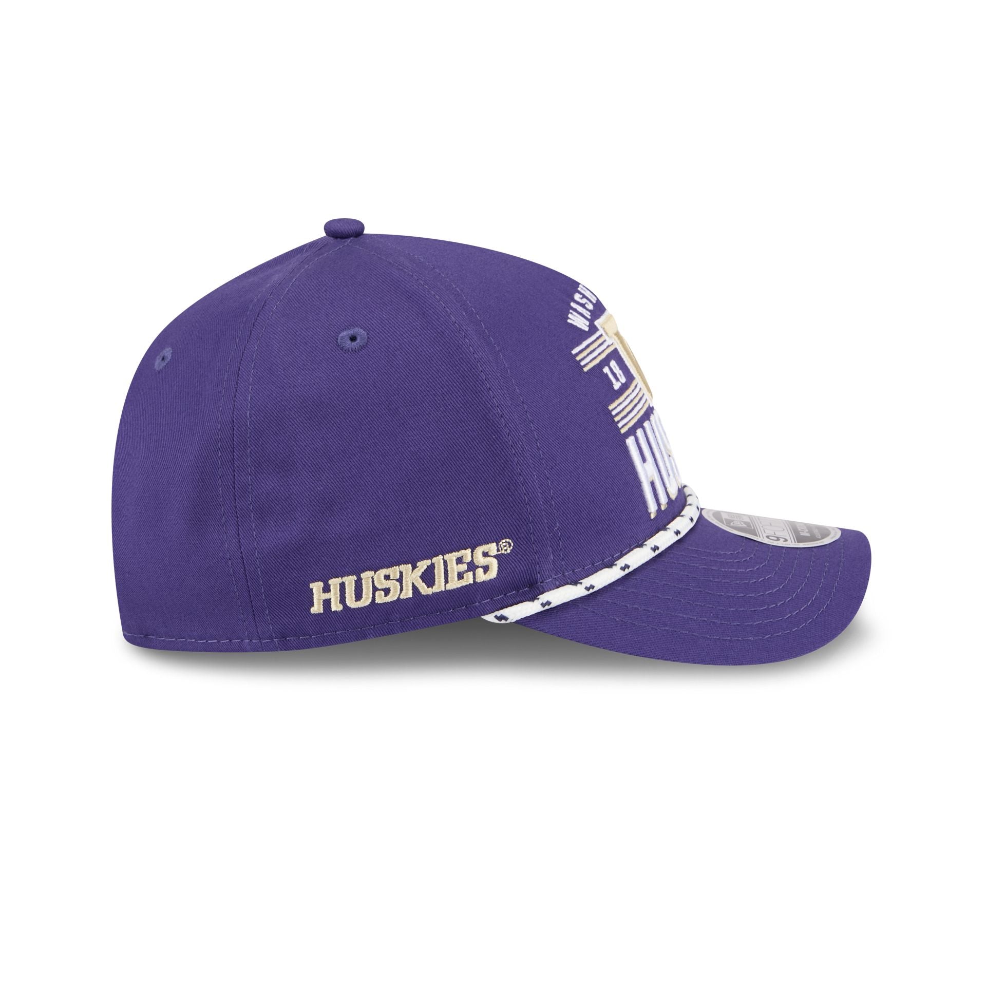 Washington Huskies March Madness 9FORTY M-Crown A-Frame Snapback Hat - Image 4