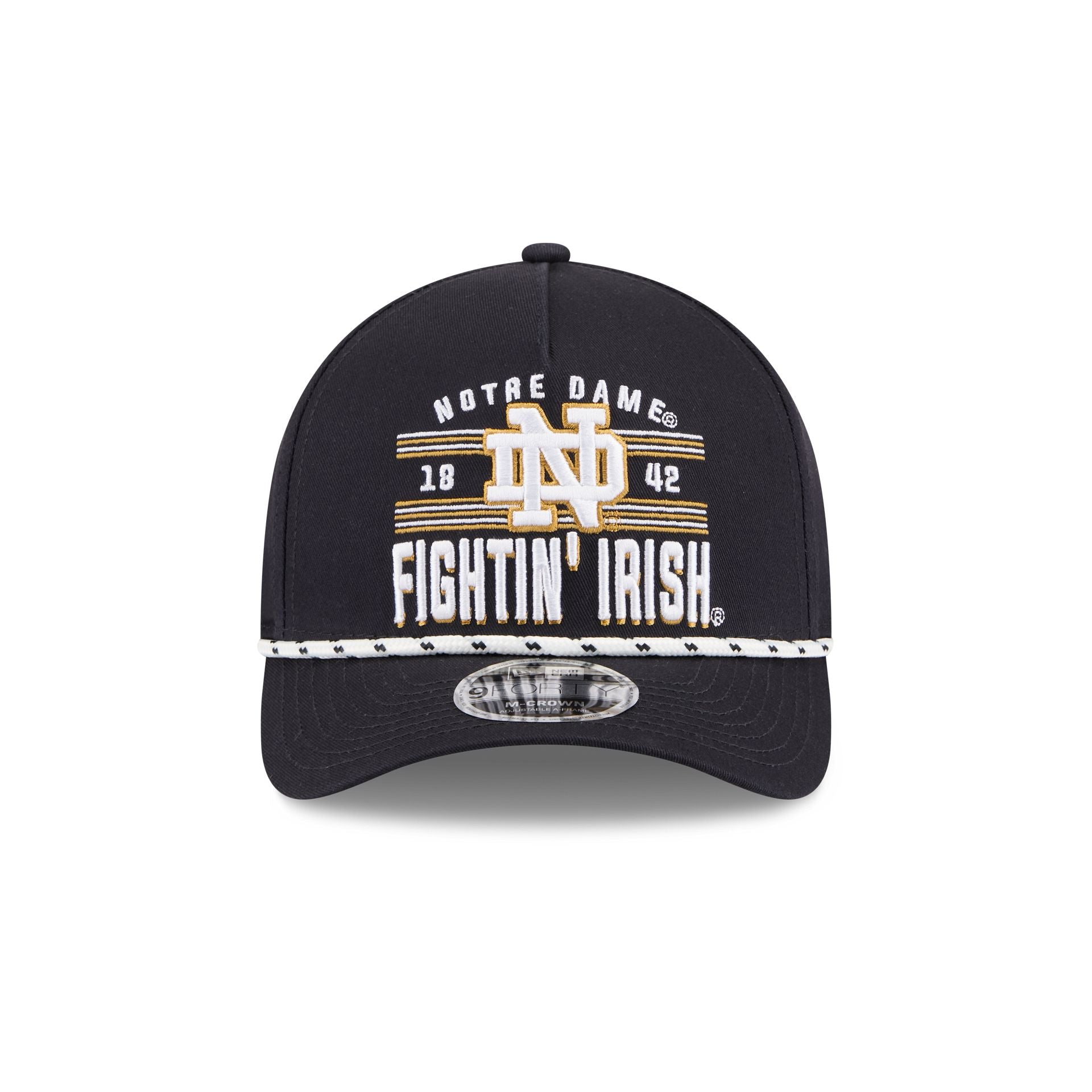 Notre Dame Fighting Irish March Madness 9FORTY M-Crown A-Frame Snapback Hat - Image 2