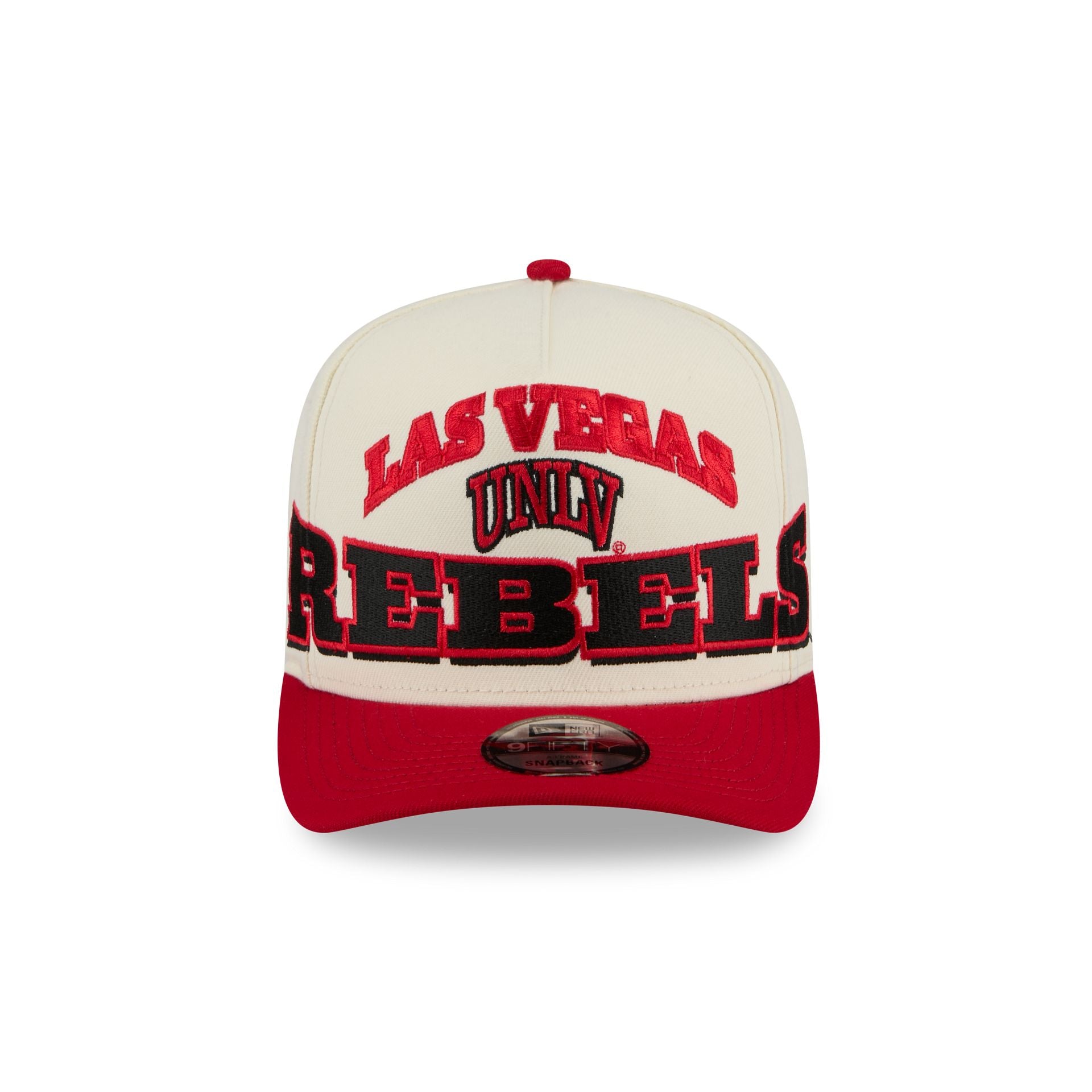 UNLV Runnin' Rebels March Madness Chrome 9FIFTY A-Frame Snapback Hat - Image 2