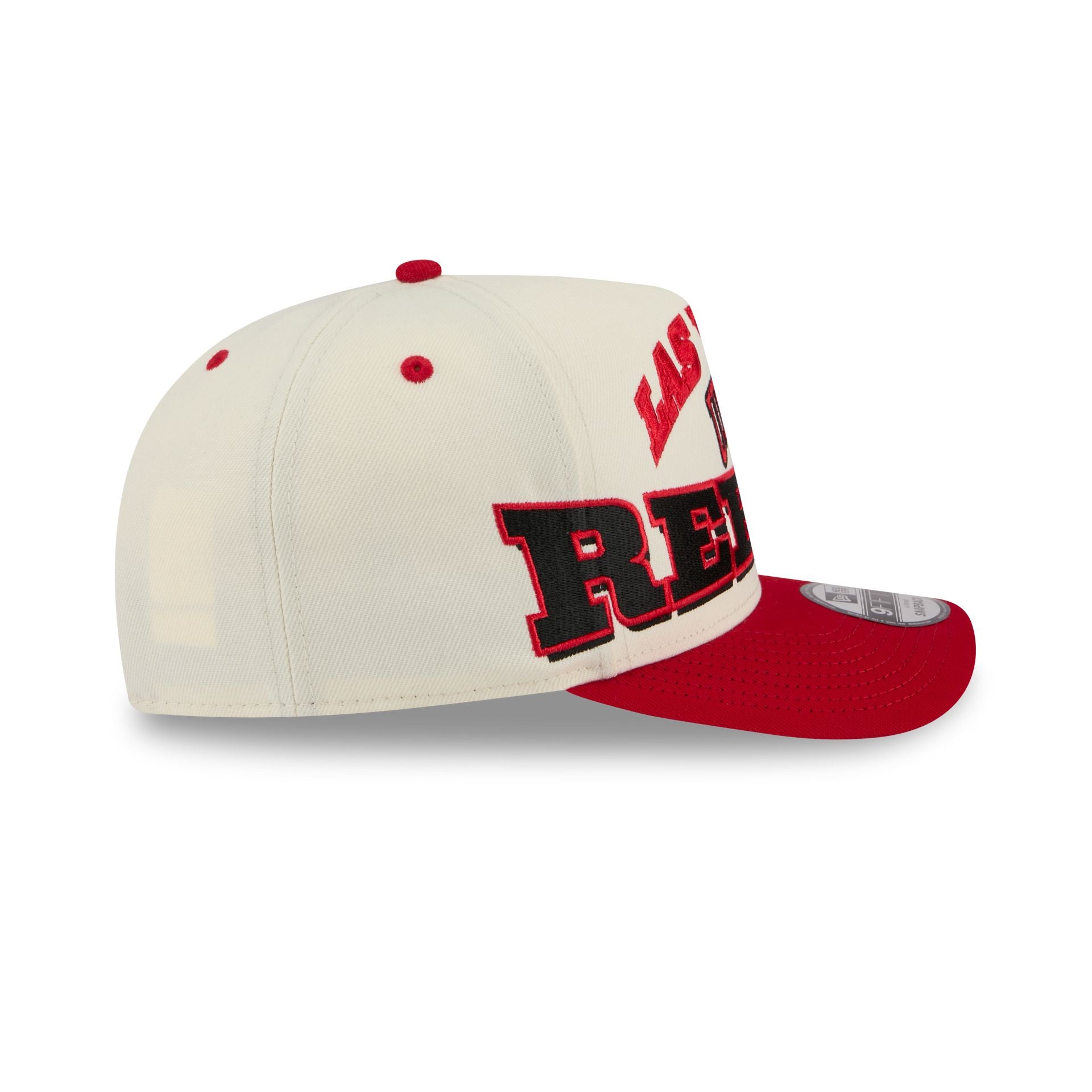 UNLV Runnin' Rebels March Madness Chrome 9FIFTY A-Frame Snapback Hat - Image 5