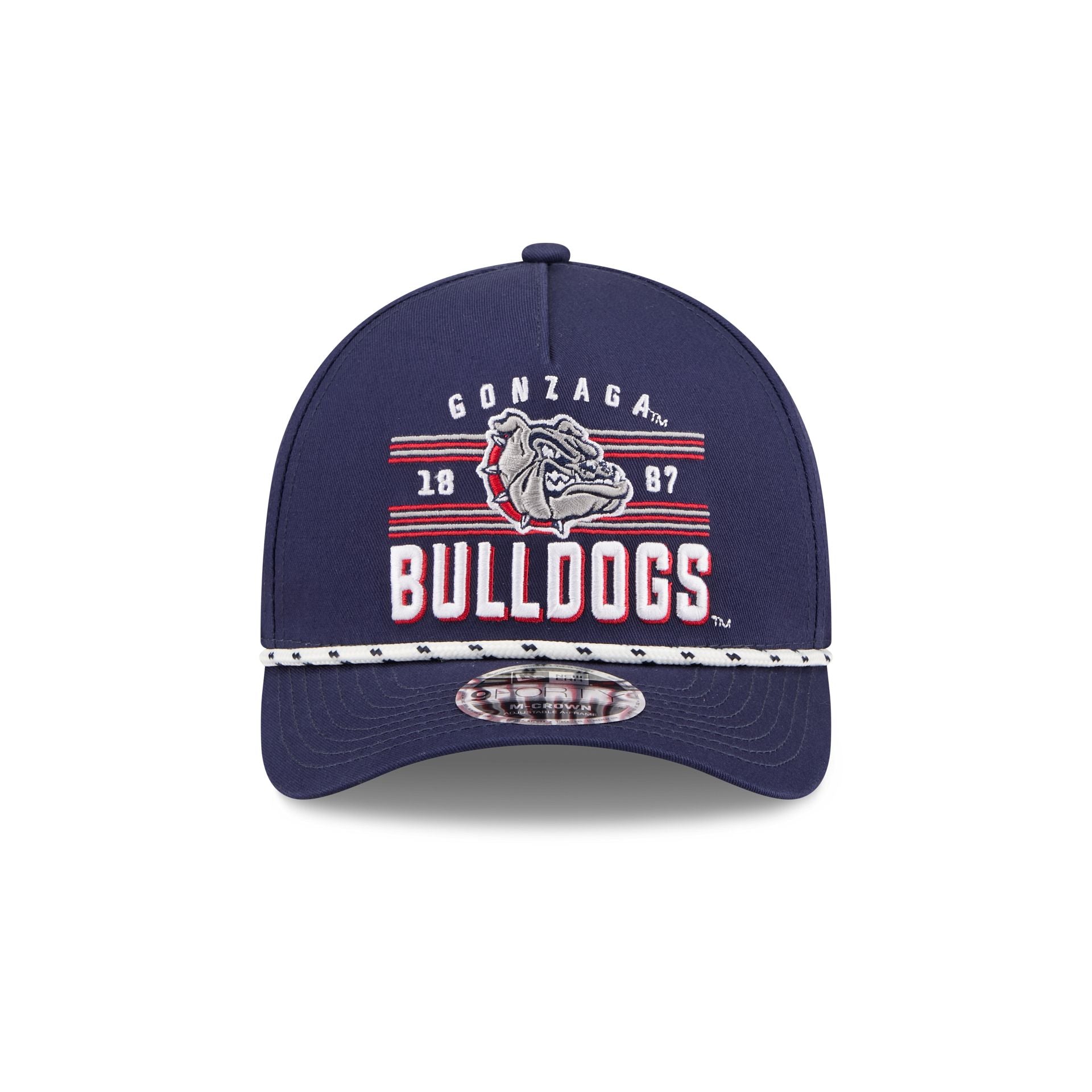 Gonzaga Bulldogs March Madness 9FORTY M-Crown A-Frame Snapback Hat - Image 2