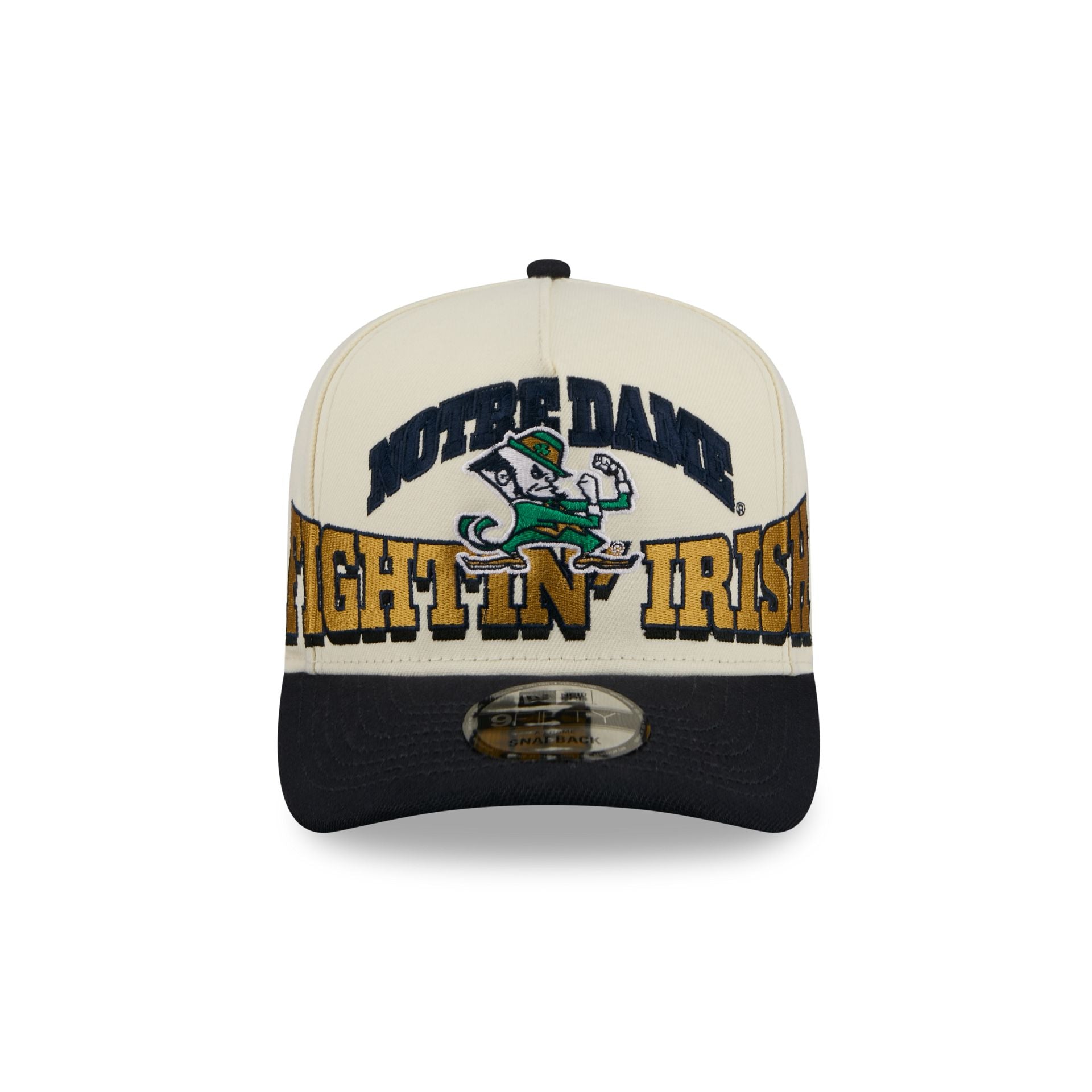 Notre Dame Fighting Irish March Madness Chrome 9FIFTY A-Frame Snapback Hat - Image 2