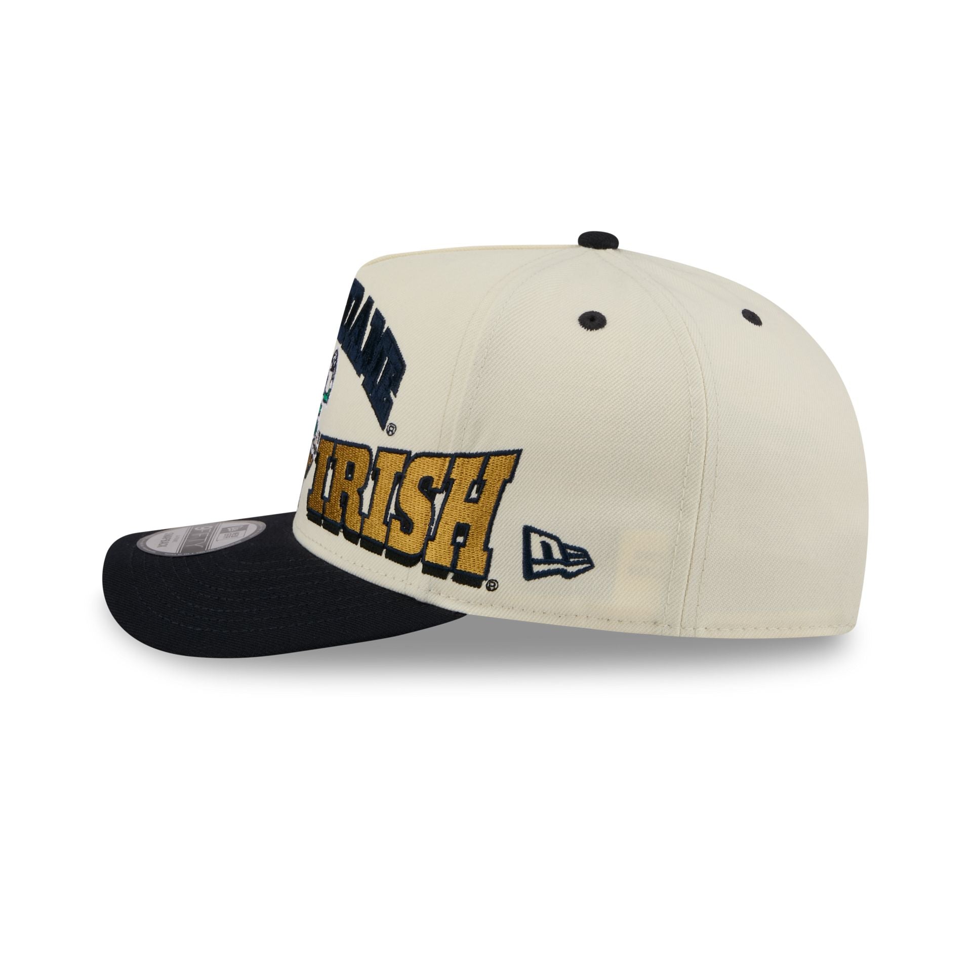 Notre Dame Fighting Irish March Madness Chrome 9FIFTY A-Frame Snapback Hat - Image 4