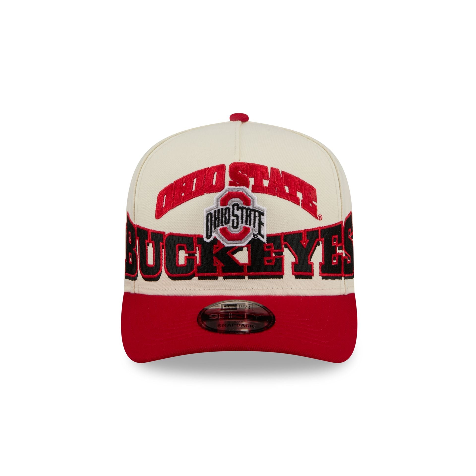 Ohio State Buckeyes March Madness Chrome 9FIFTY A-Frame Snapback Hat - Image 2