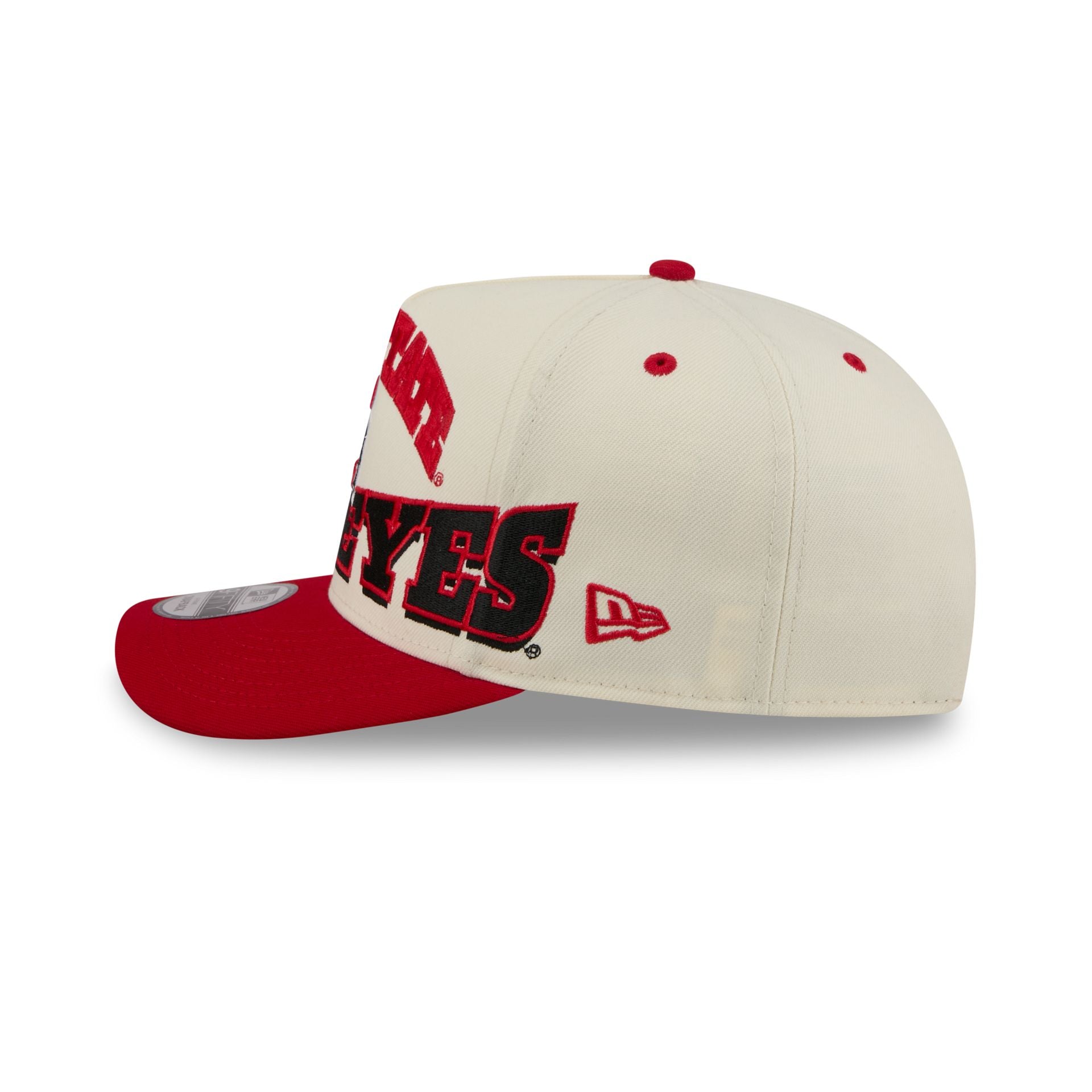 Ohio State Buckeyes March Madness Chrome 9FIFTY A-Frame Snapback Hat - Image 4