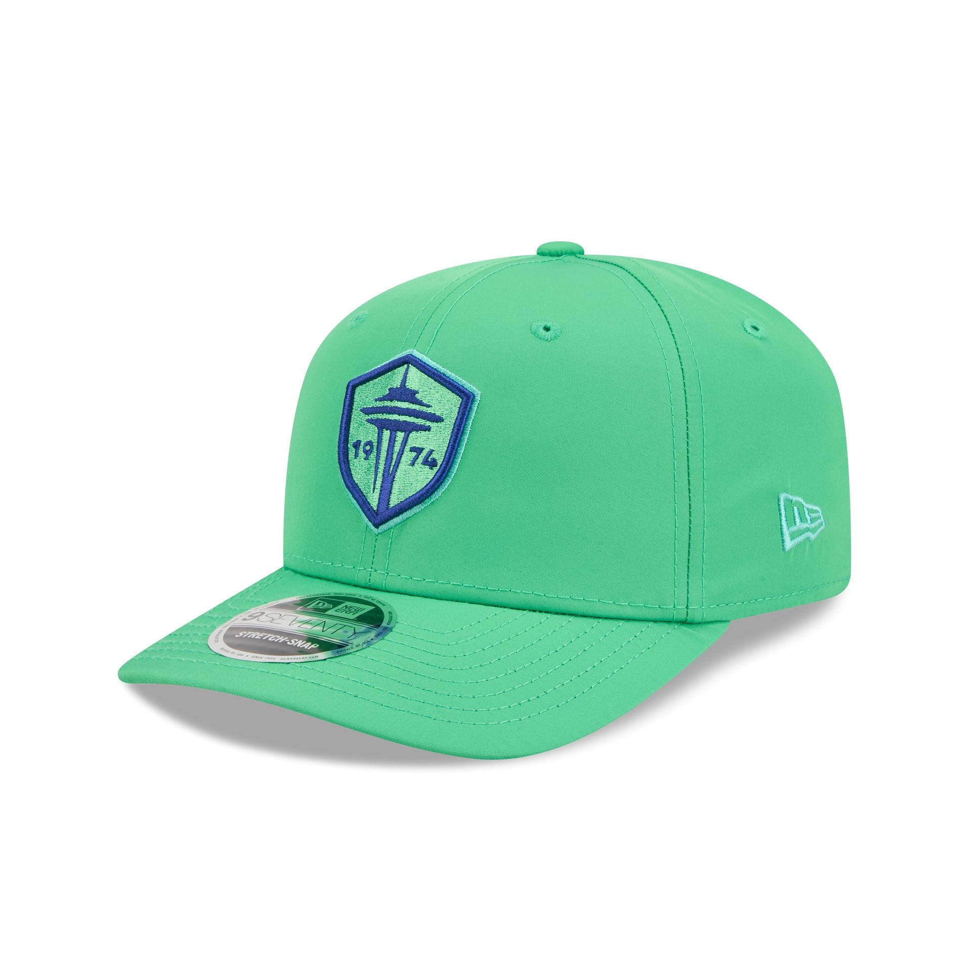 Seattle Sounders 2026 Jersey Hook 9SEVENTY Stretch-Snap Hat - Image 3