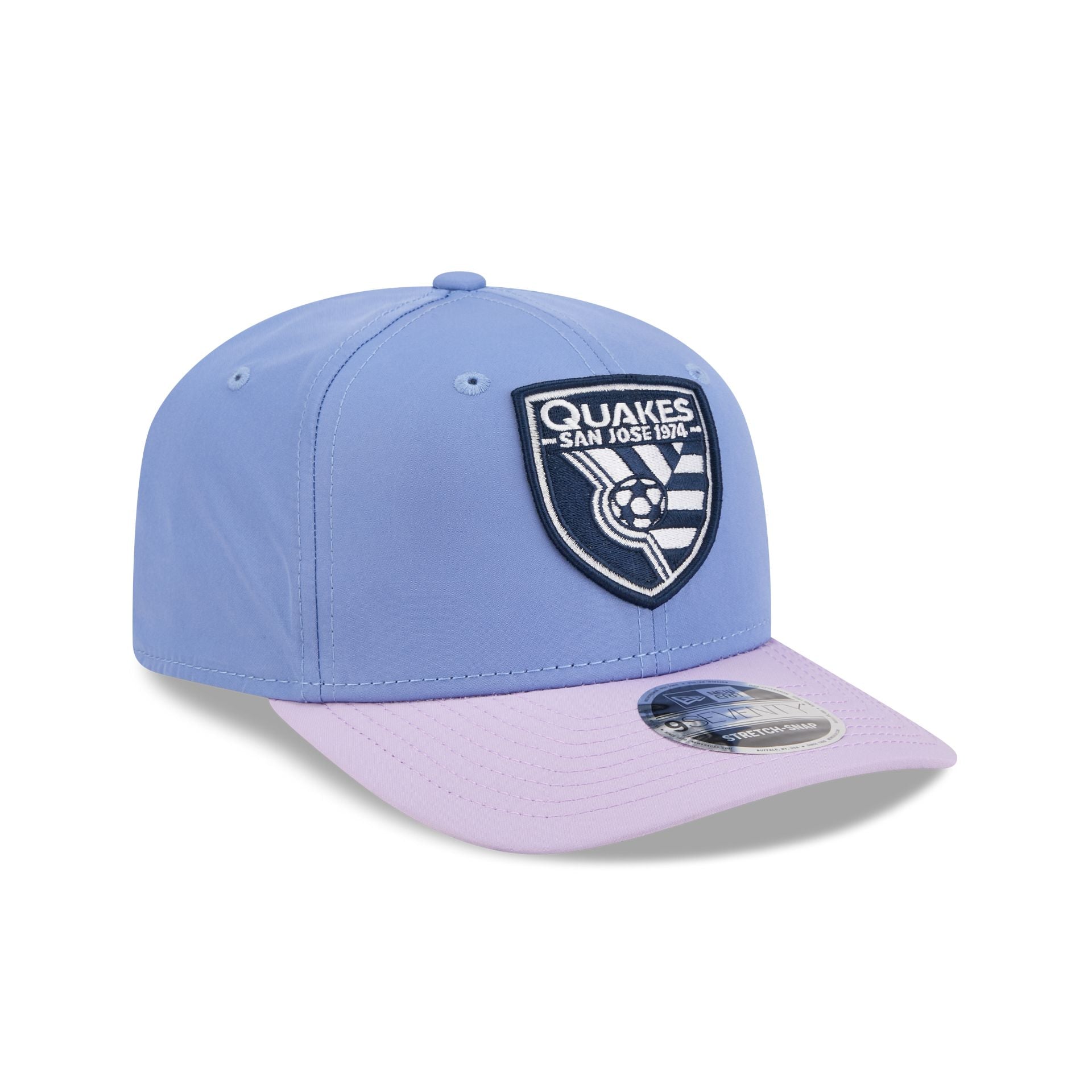 San Jose Earthquakes 2026 Jersey Hook 9SEVENTY Stretch-Snap Hat - Image 3