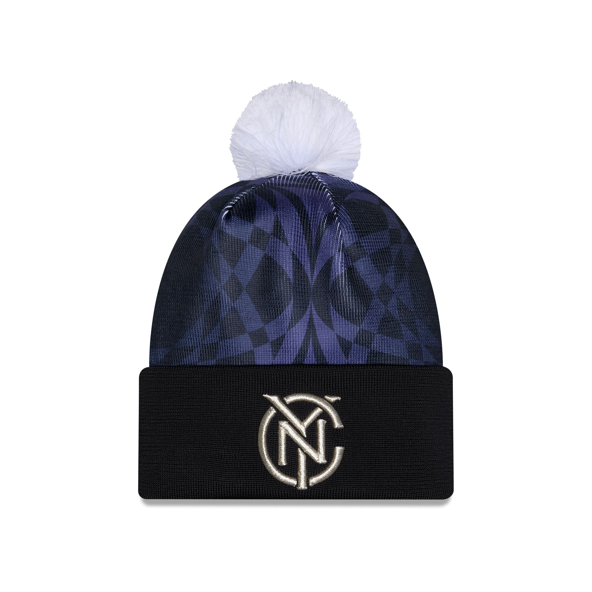 New York City FC 2026 Jersey Hook Pom Knit Hat
