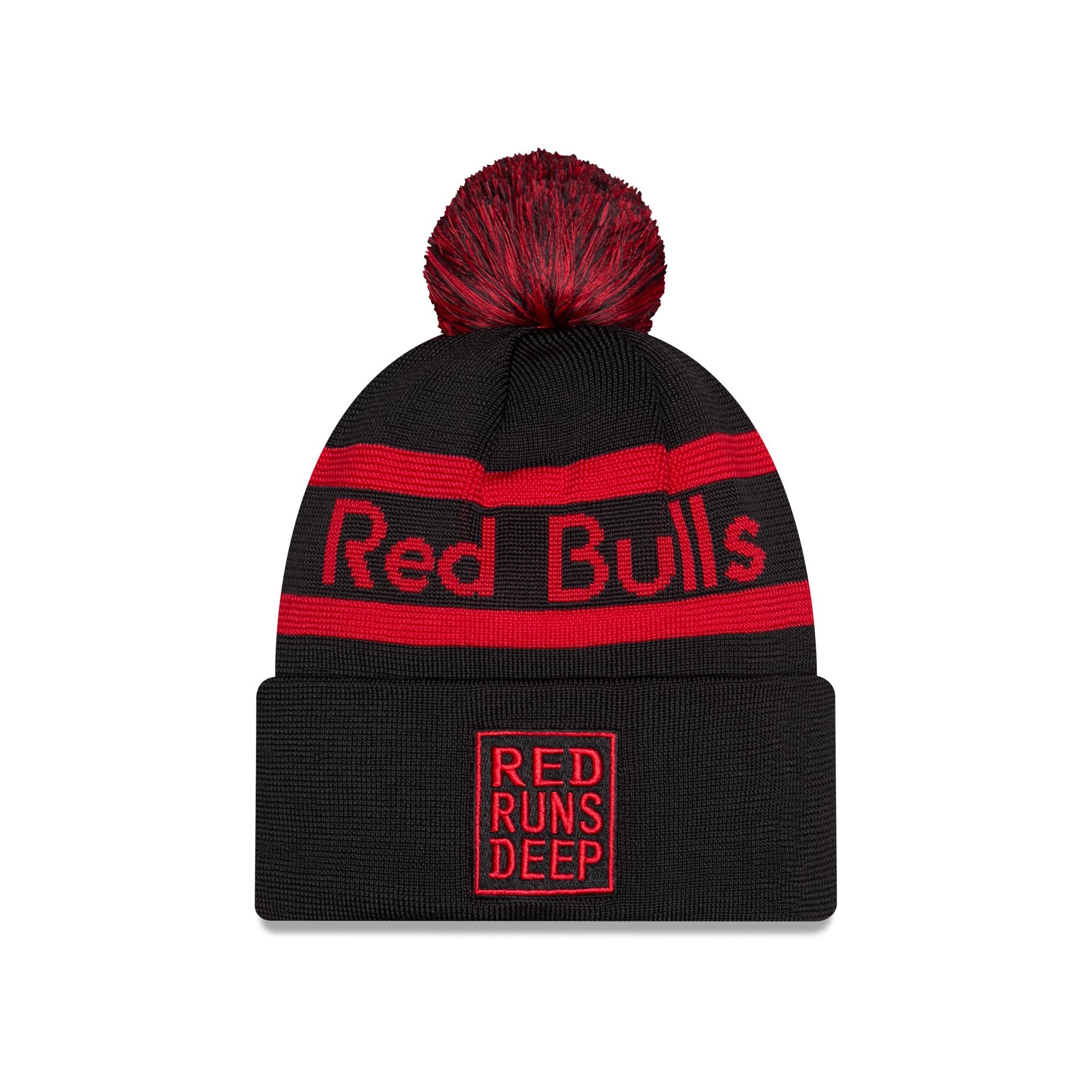 New York Red Bulls 2026 Jersey Hook Pom Knit Hat - Image 3
