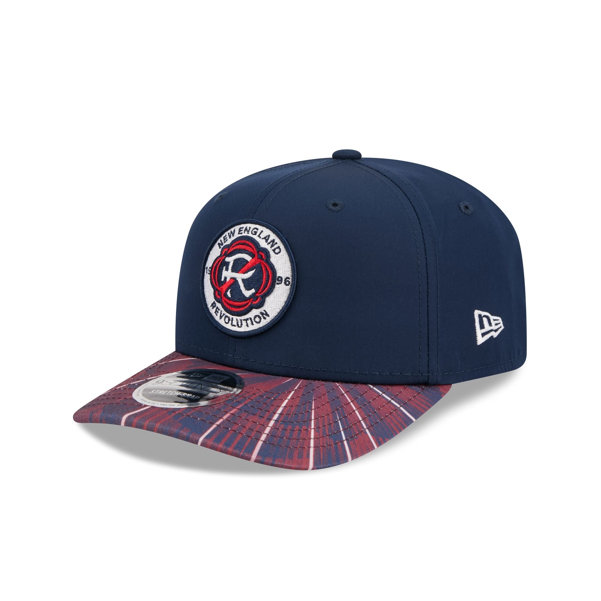 New England Revolution 2026 Jersey Hook 9SEVENTY Stretch-Snap Hat - Image 3