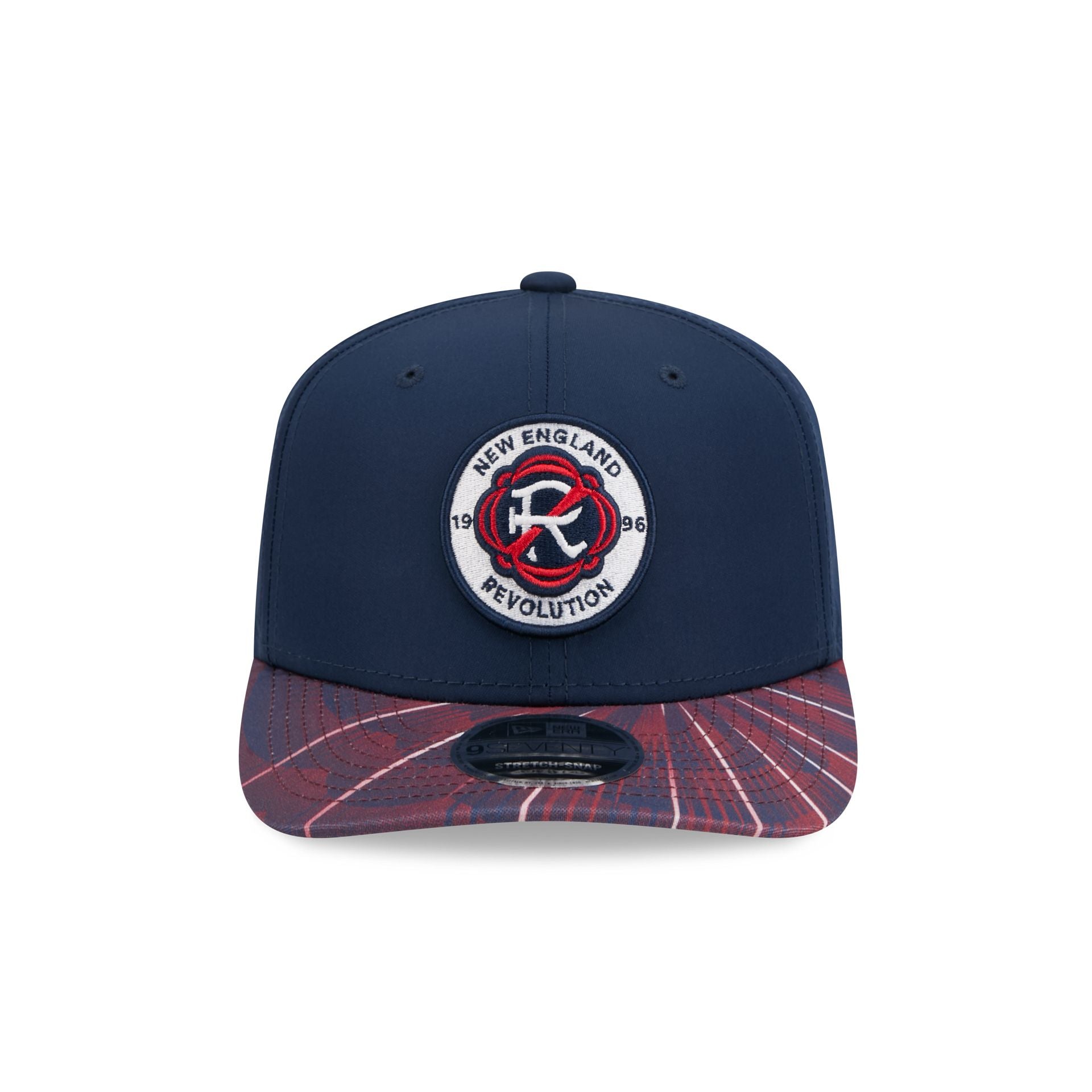 New England Revolution 2026 Jersey Hook 9SEVENTY Stretch-Snap Hat - Image 2