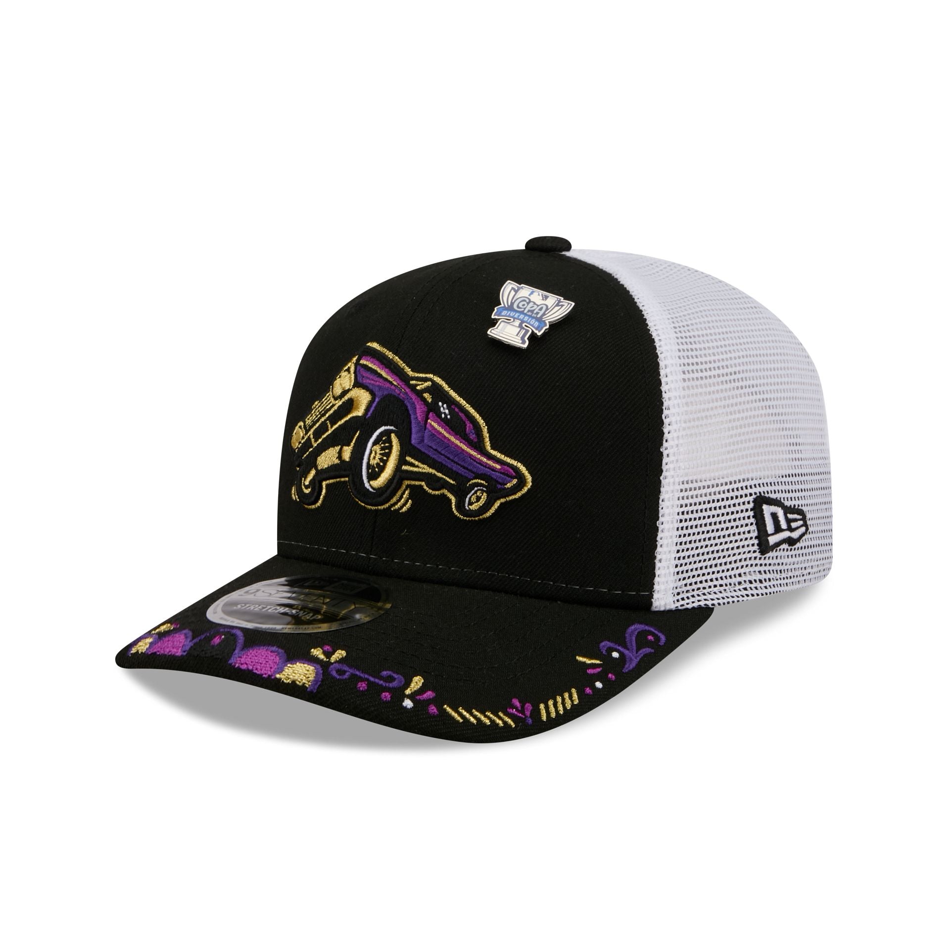 Fresno Grizzlies 2026 Copa de la Diversi??n 9SEVENTY Trucker Hat