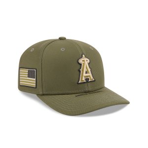 Los Angeles Angels Armed Forces Day 2026 9SEVENTY Stretch-Snap Hat