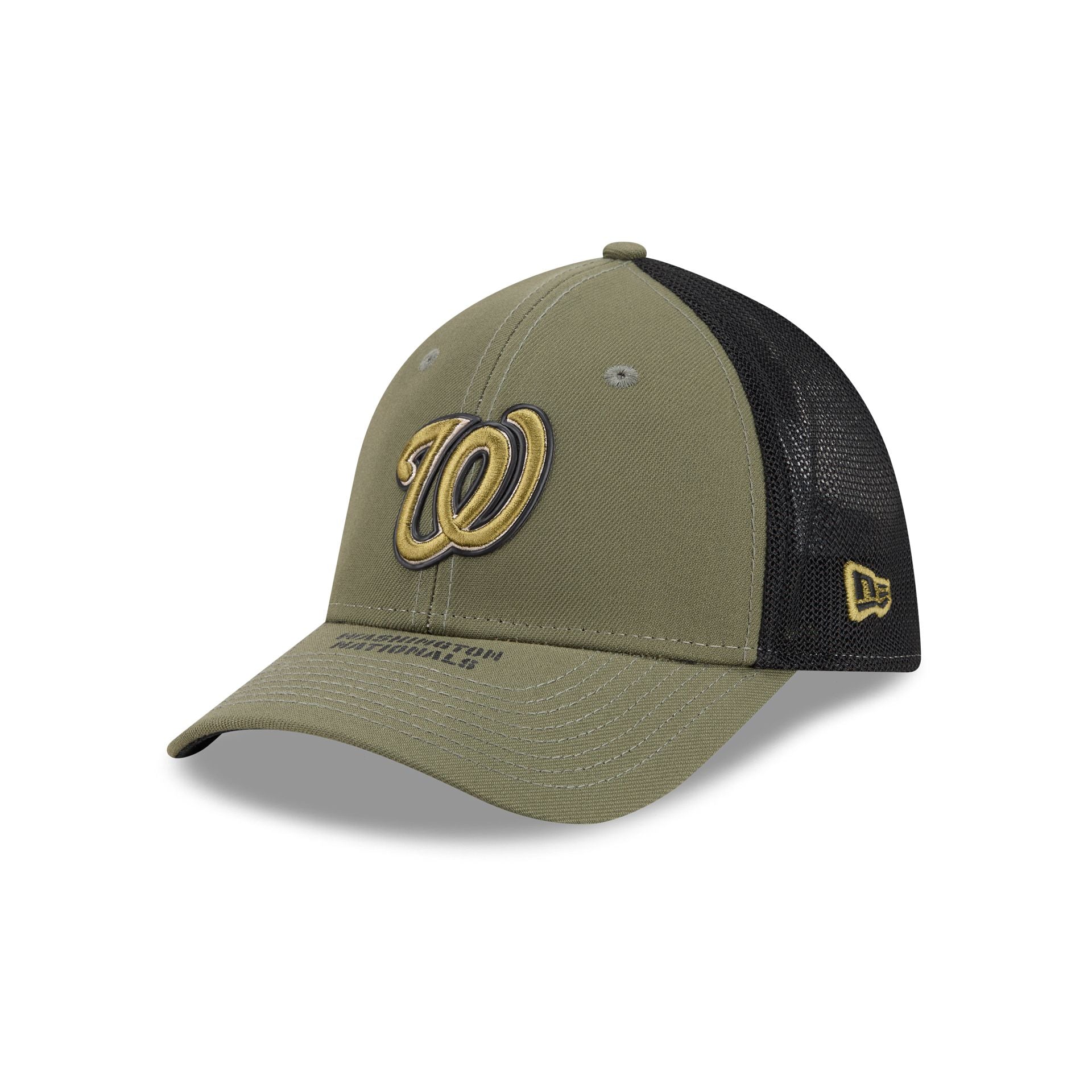 Washington Nationals Armed Forces Day 2026 39THIRTY M-Crown Stretch Fit Hat - Image 3