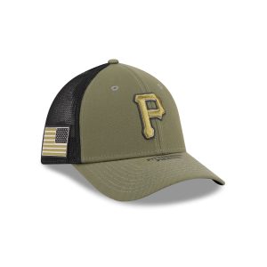 Pittsburgh Pirates Armed Forces Day 2026 39THIRTY M-Crown Stretch Fit Hat