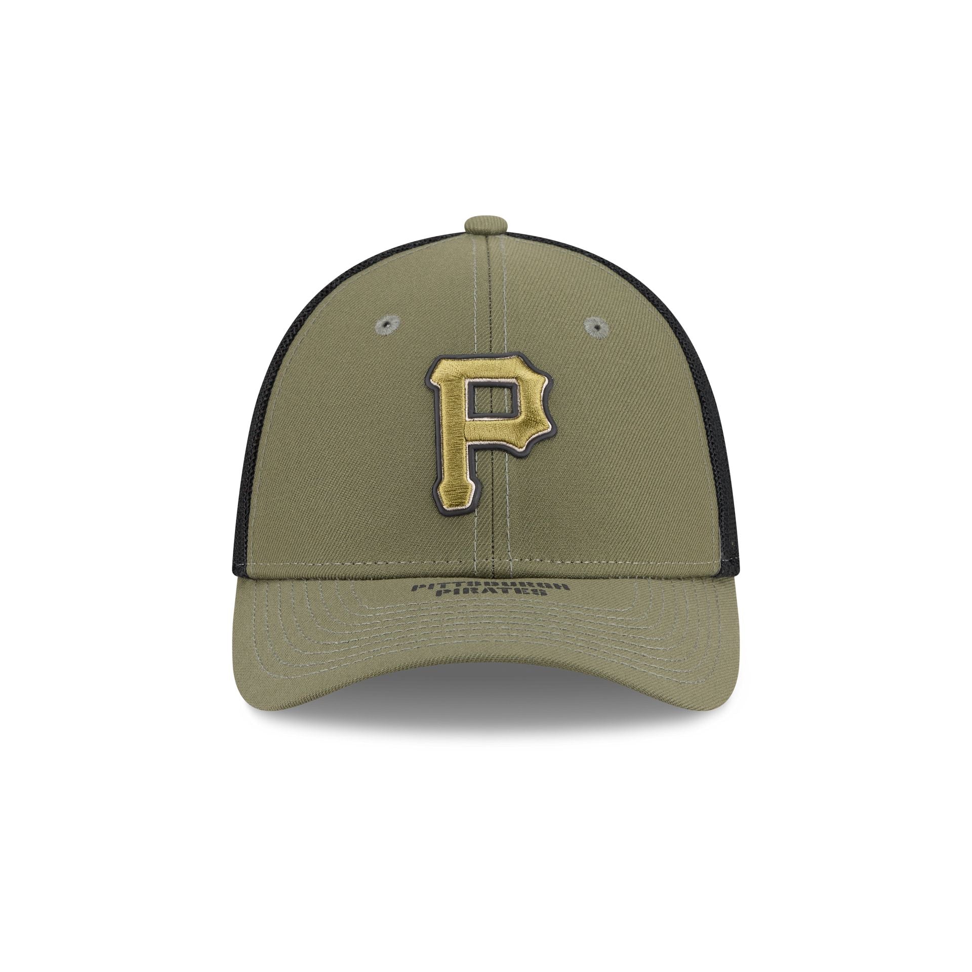 Pittsburgh Pirates Armed Forces Day 2026 39THIRTY M-Crown Stretch Fit Hat - Image 2