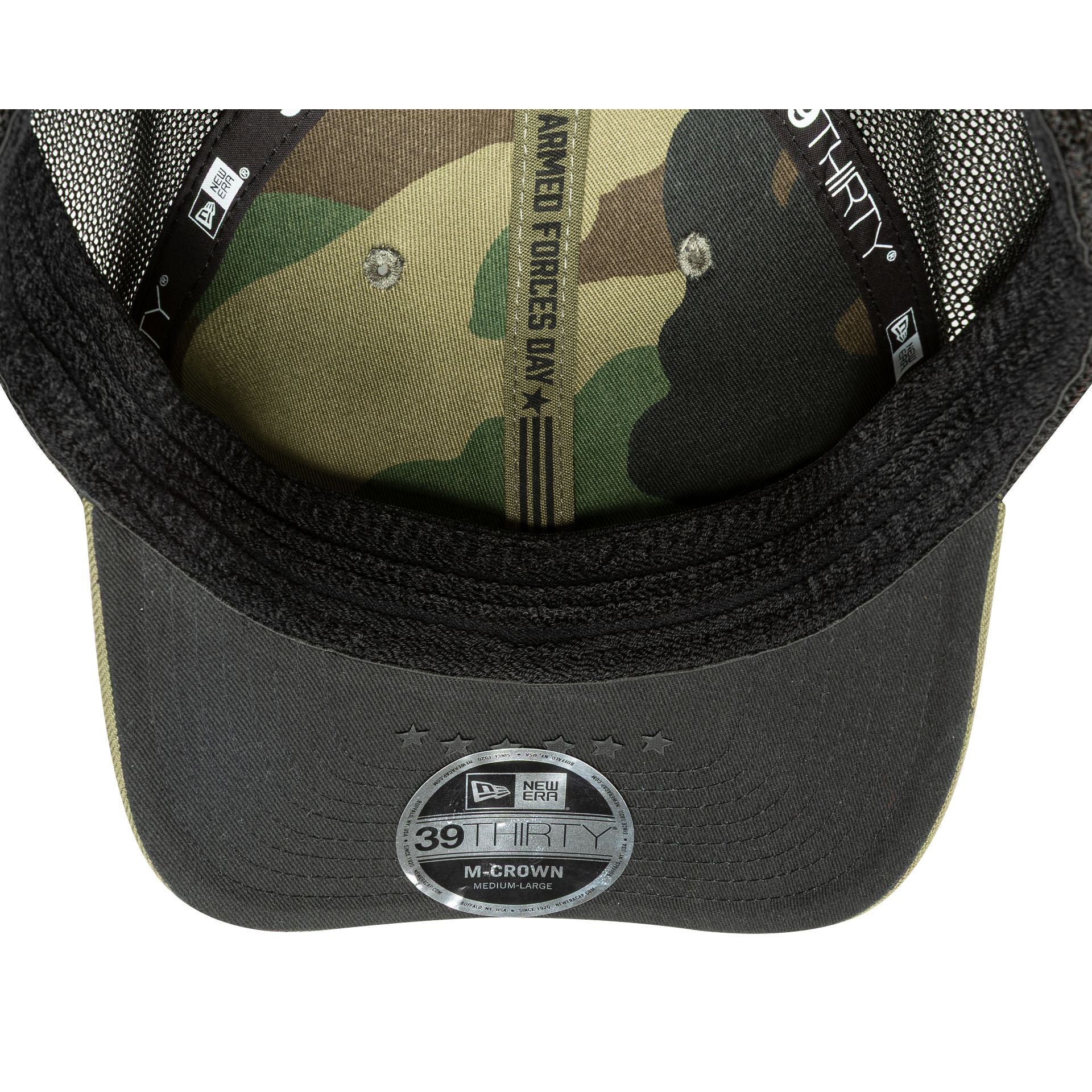 Pittsburgh Pirates Armed Forces Day 2026 39THIRTY M-Crown Stretch Fit Hat - Image 7