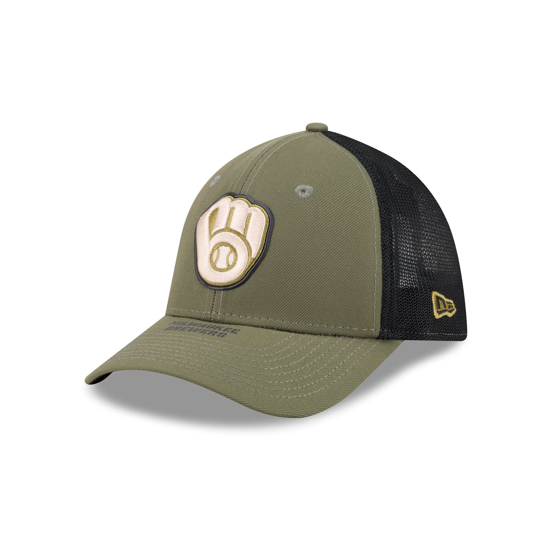 Milwaukee Brewers Armed Forces Day 2026 39THIRTY M-Crown Stretch Fit H - Image 3
