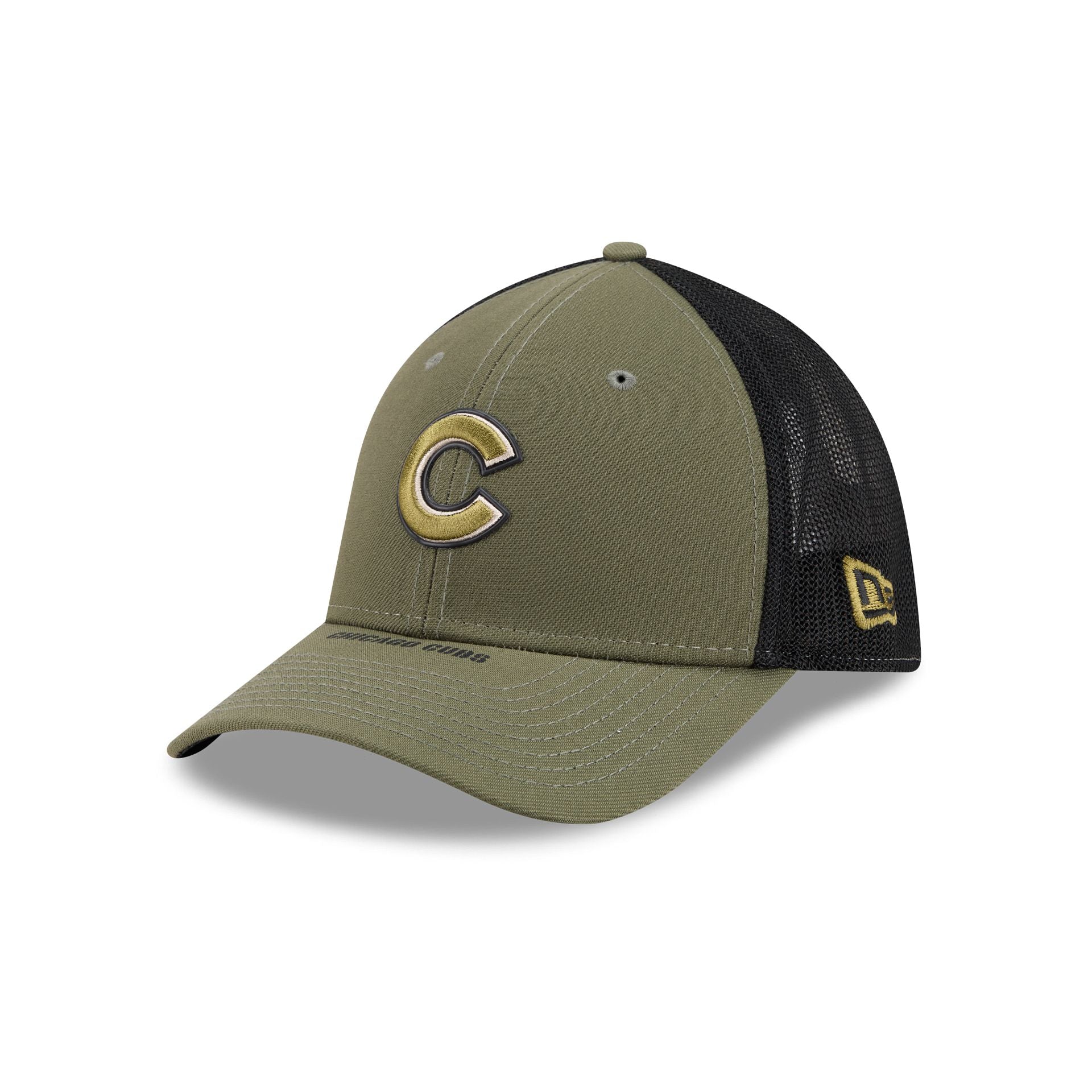 Chicago Cubs Armed Forces Day 2026 39THIRTY M-Crown Stretch Fit Hat - Image 3