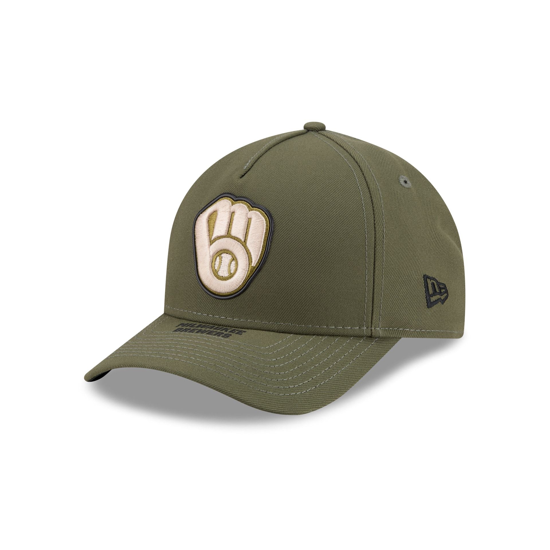 Milwaukee Brewers Armed Forces Day 2026 9FORTY M-Crown A-Frame Snapbac - Image 3