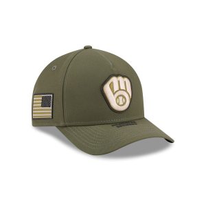 Milwaukee Brewers Armed Forces Day 2026 9FORTY M-Crown A-Frame Snapbac