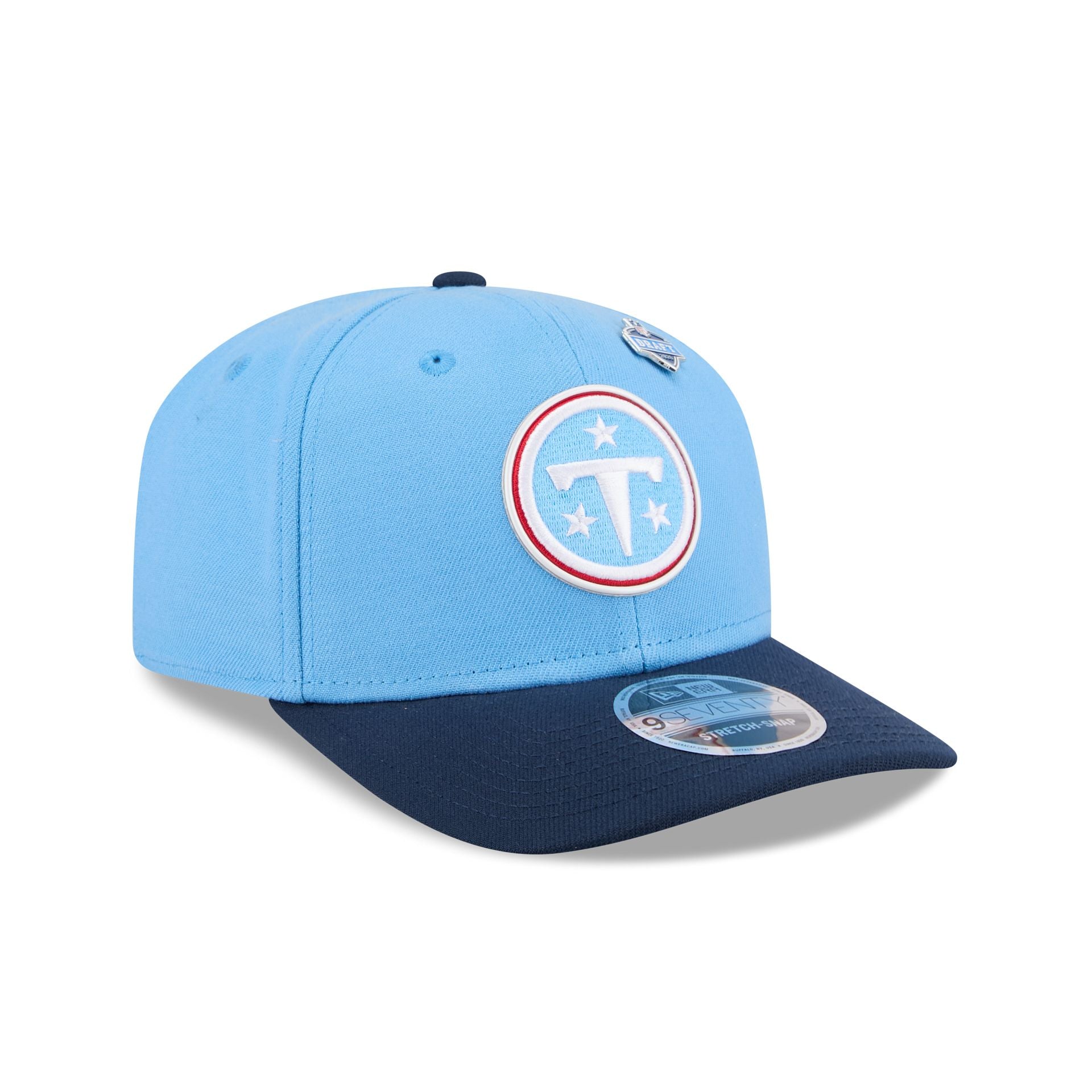 Tennessee Titans 2026 Draft 9SEVENTY Stretch-Snap Hat - Image 3