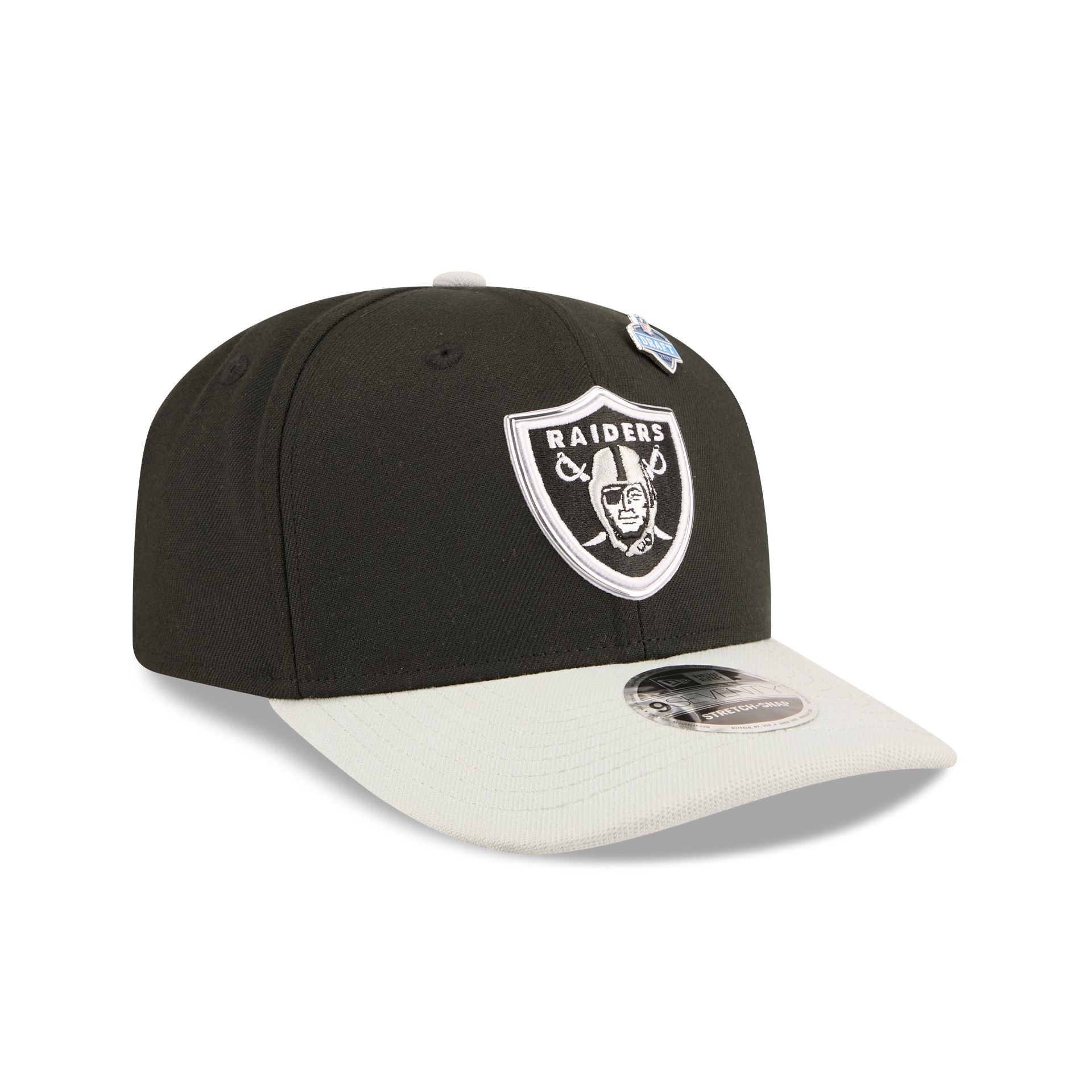 Las Vegas Raiders 2026 Draft 9SEVENTY Stretch-Snap Hat - Image 3
