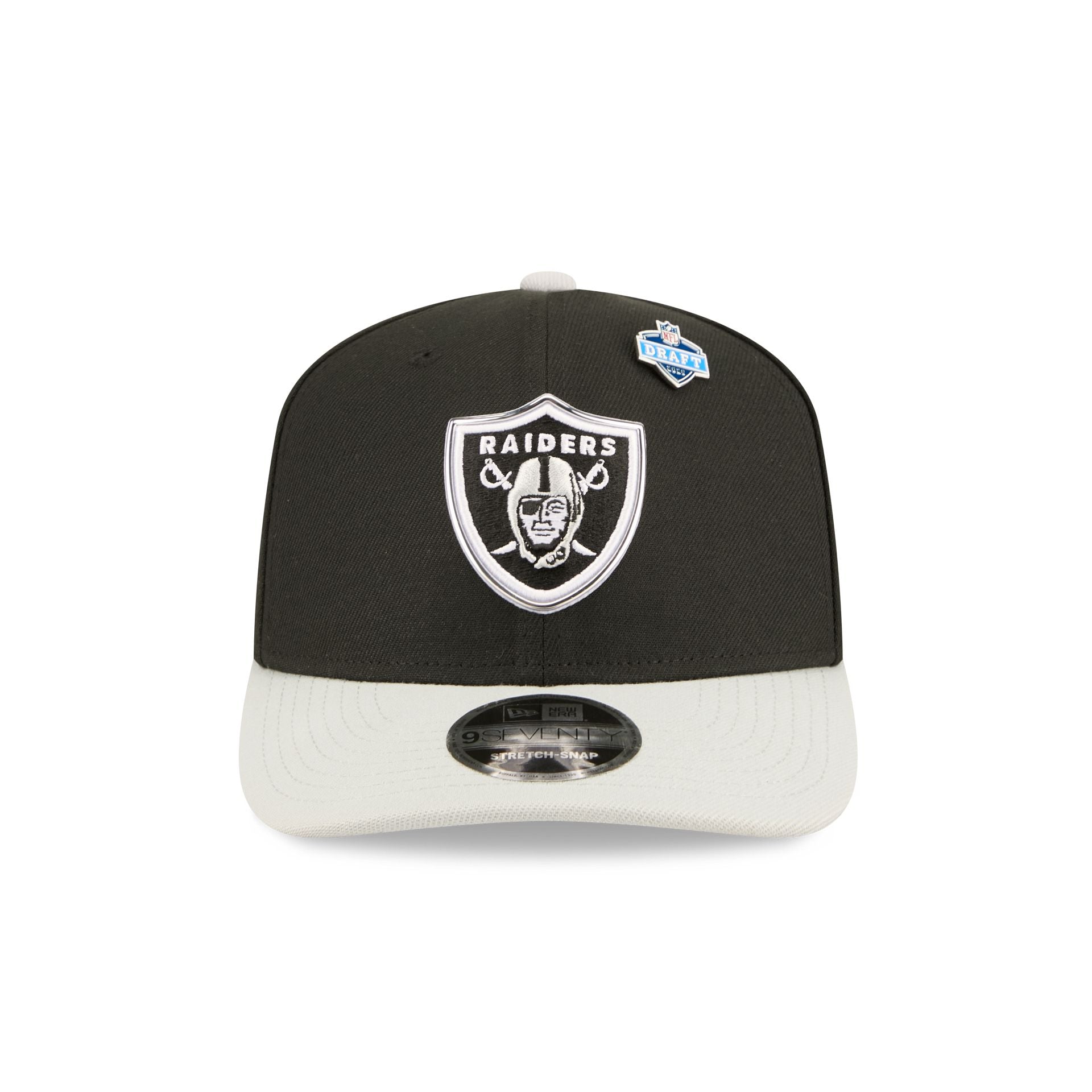 Las Vegas Raiders 2026 Draft 9SEVENTY Stretch-Snap Hat - Image 2