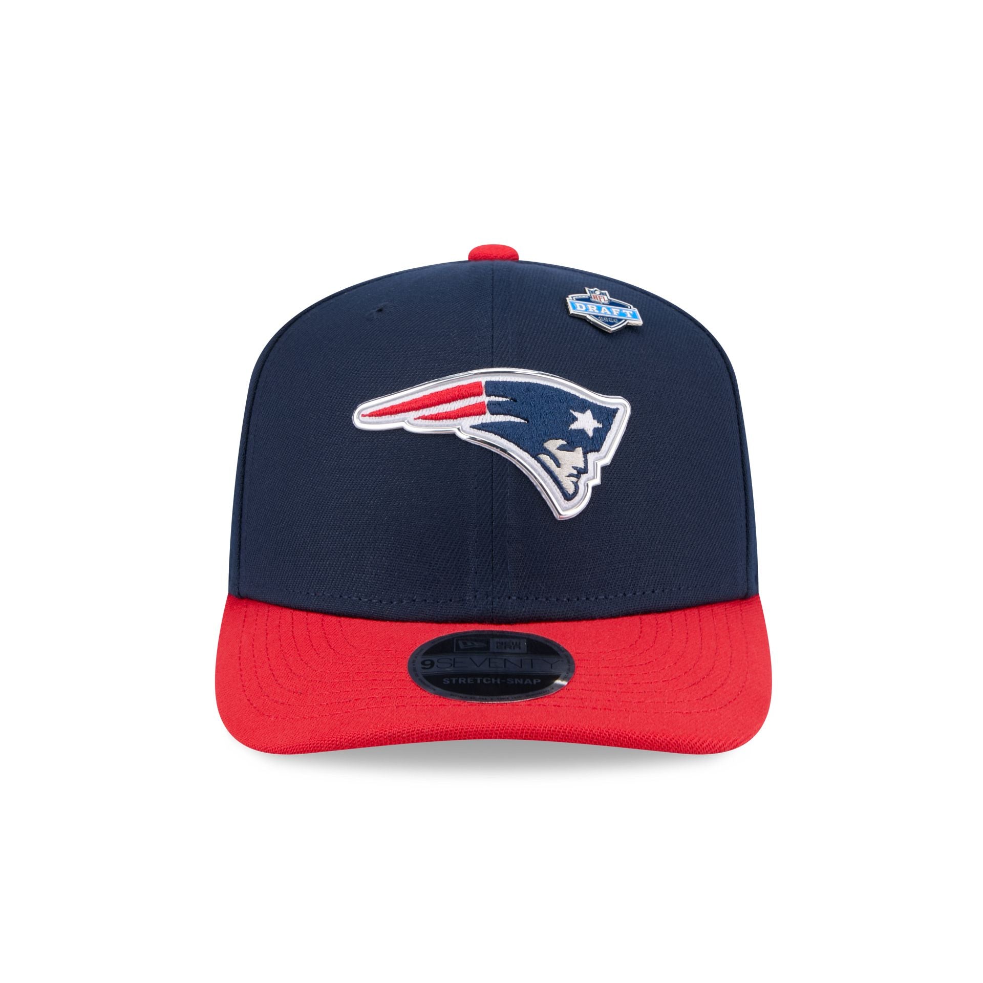 New England Patriots 2026 Draft 9SEVENTY Stretch-Snap Hat - Image 2