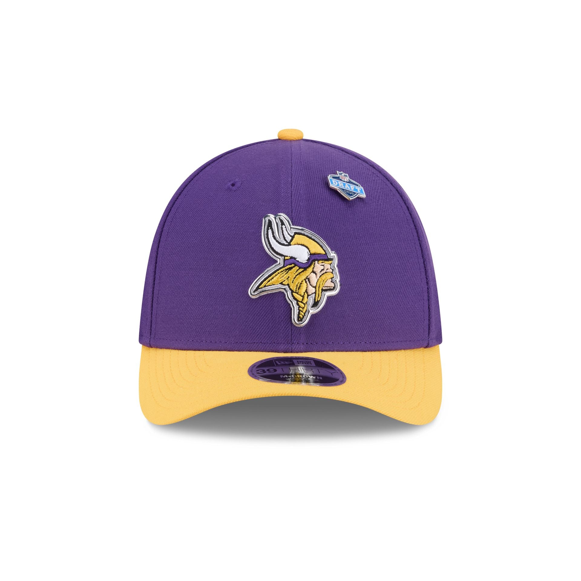 Minnesota Vikings 2026 Draft 39THIRTY M-Crown Stretch Fit Hat - Image 2