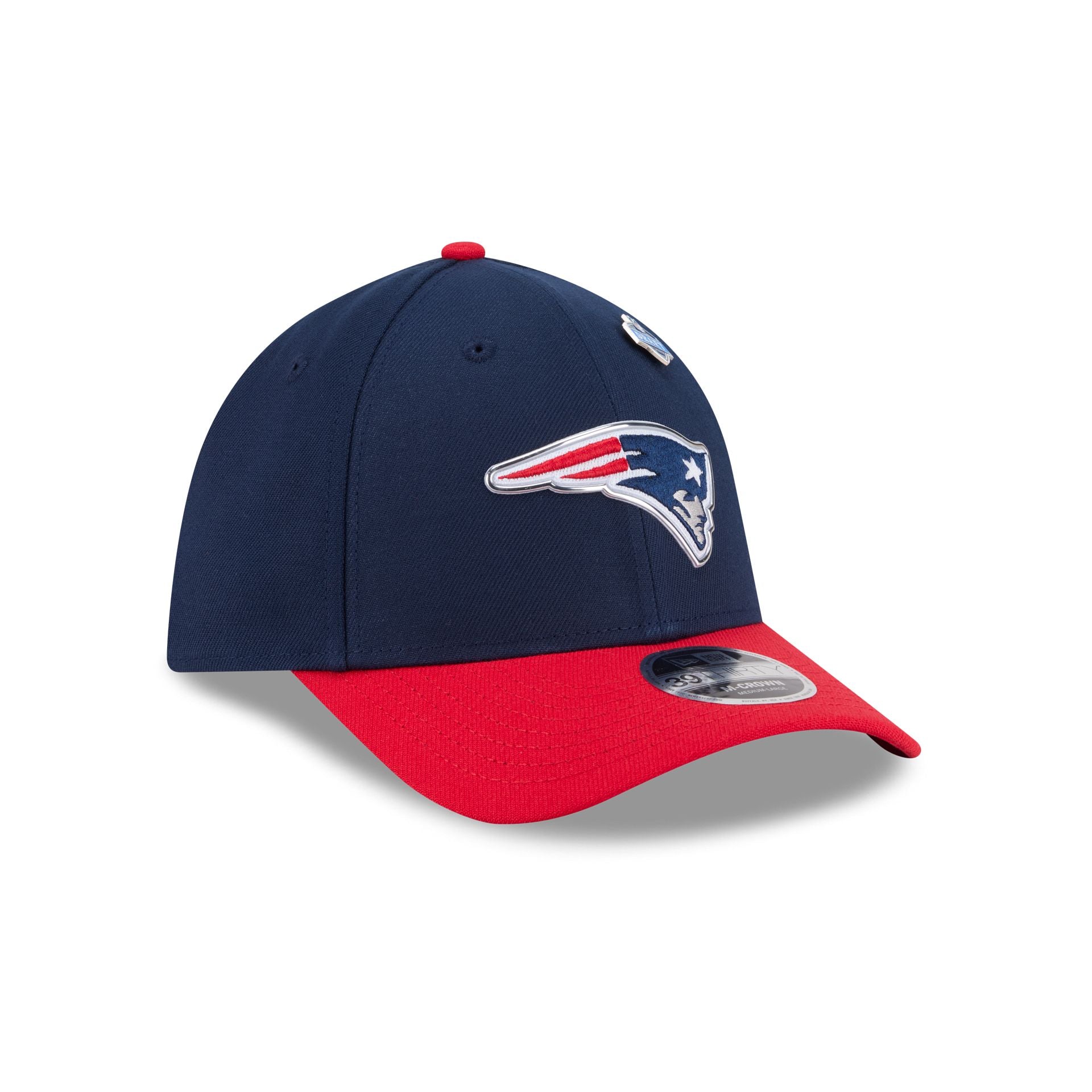 New England Patriots 2026 Draft 39THIRTY M-Crown Stretch Fit Hat - Image 3