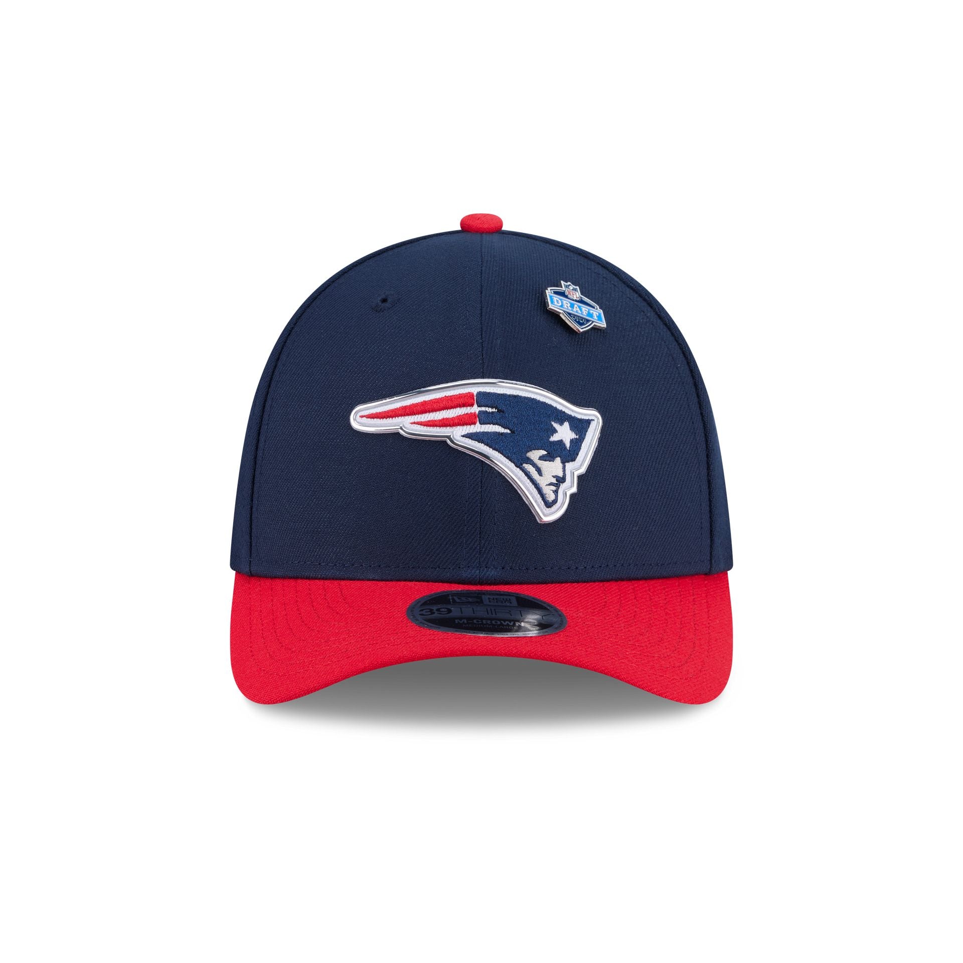 New England Patriots 2026 Draft 39THIRTY M-Crown Stretch Fit Hat - Image 2