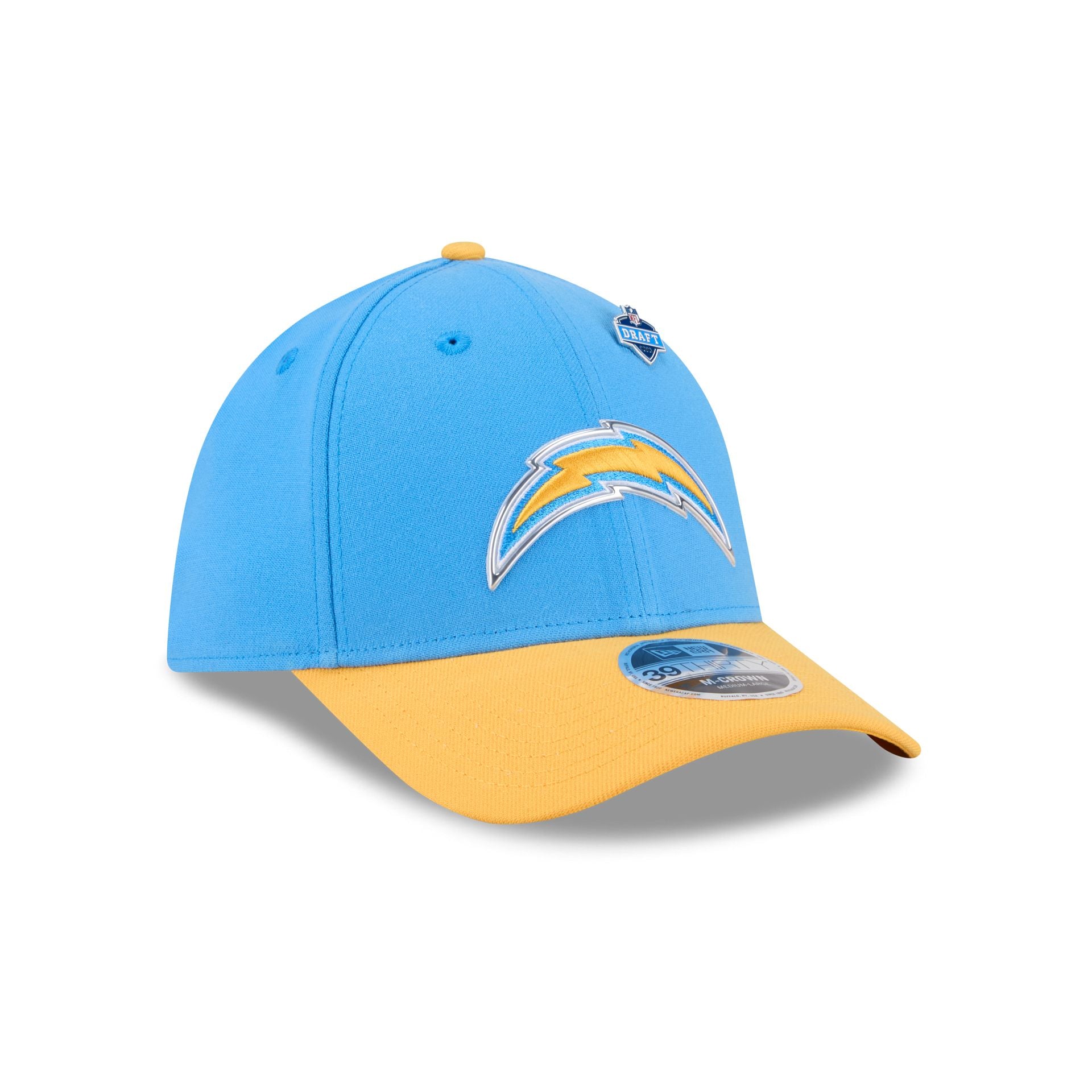 Los Angeles Chargers 2026 Draft 39THIRTY M-Crown Stretch Fit Hat - Image 3