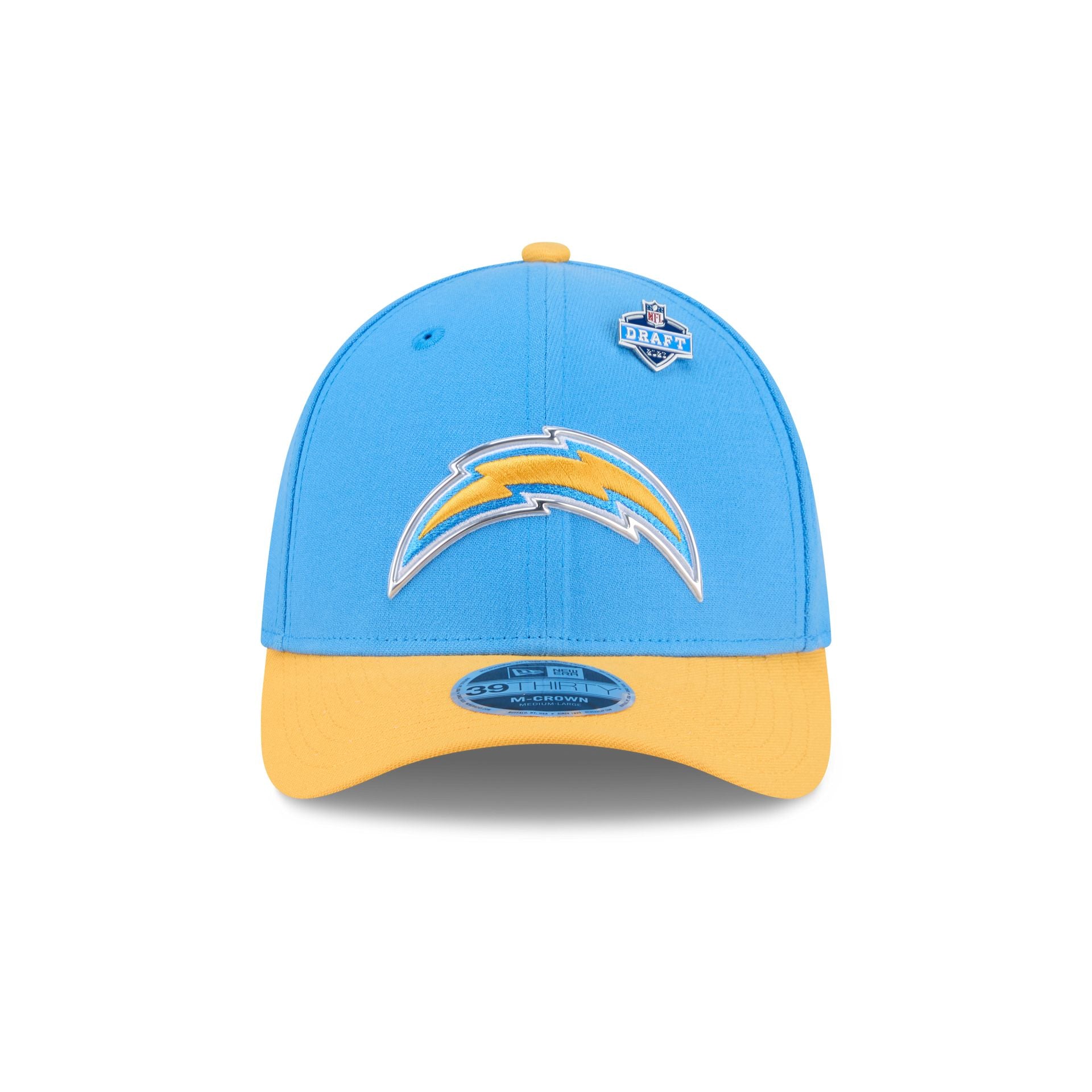 Los Angeles Chargers 2026 Draft 39THIRTY M-Crown Stretch Fit Hat - Image 2