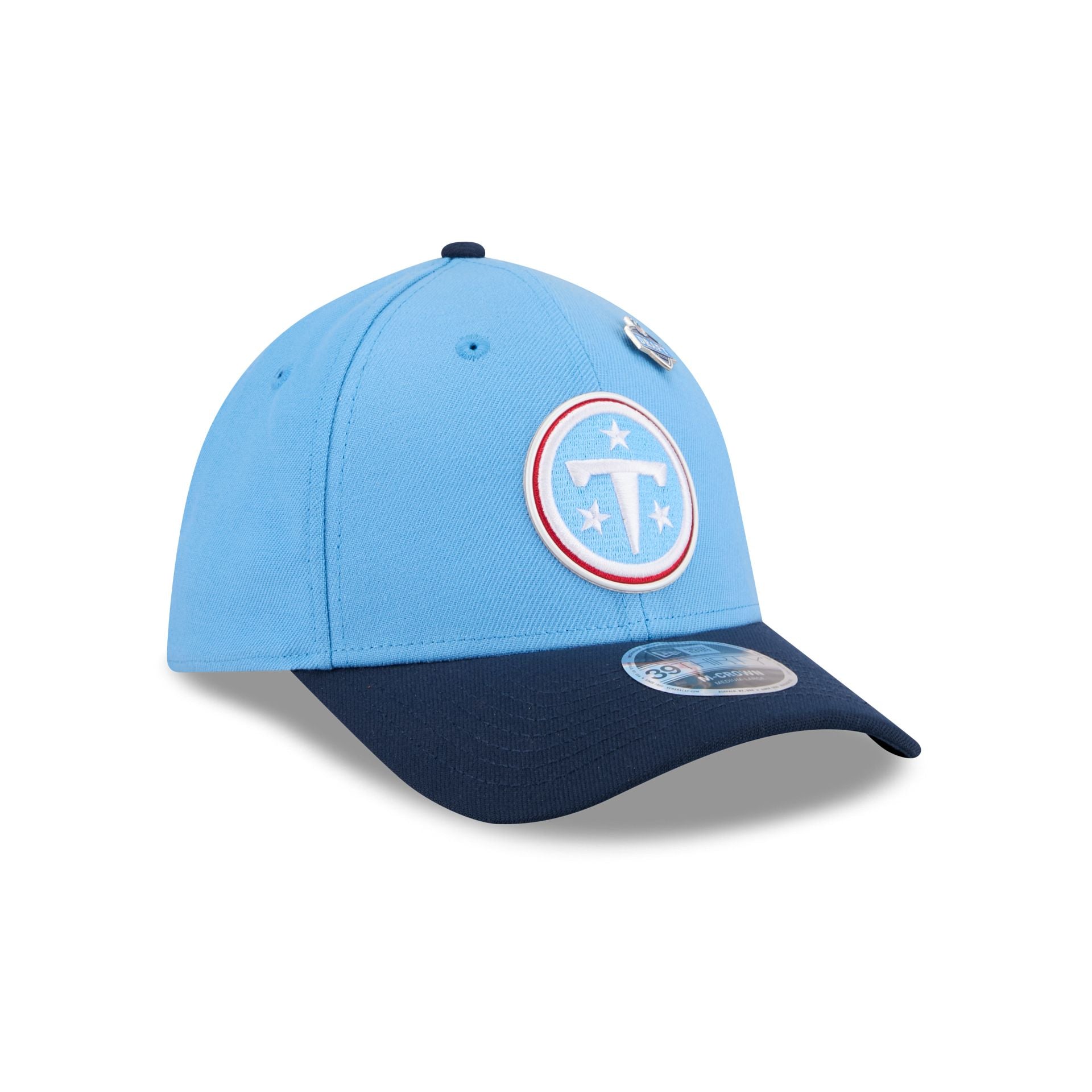 Tennessee Titans 2026 Draft 39THIRTY M-Crown Stretch Fit Hat - Image 3