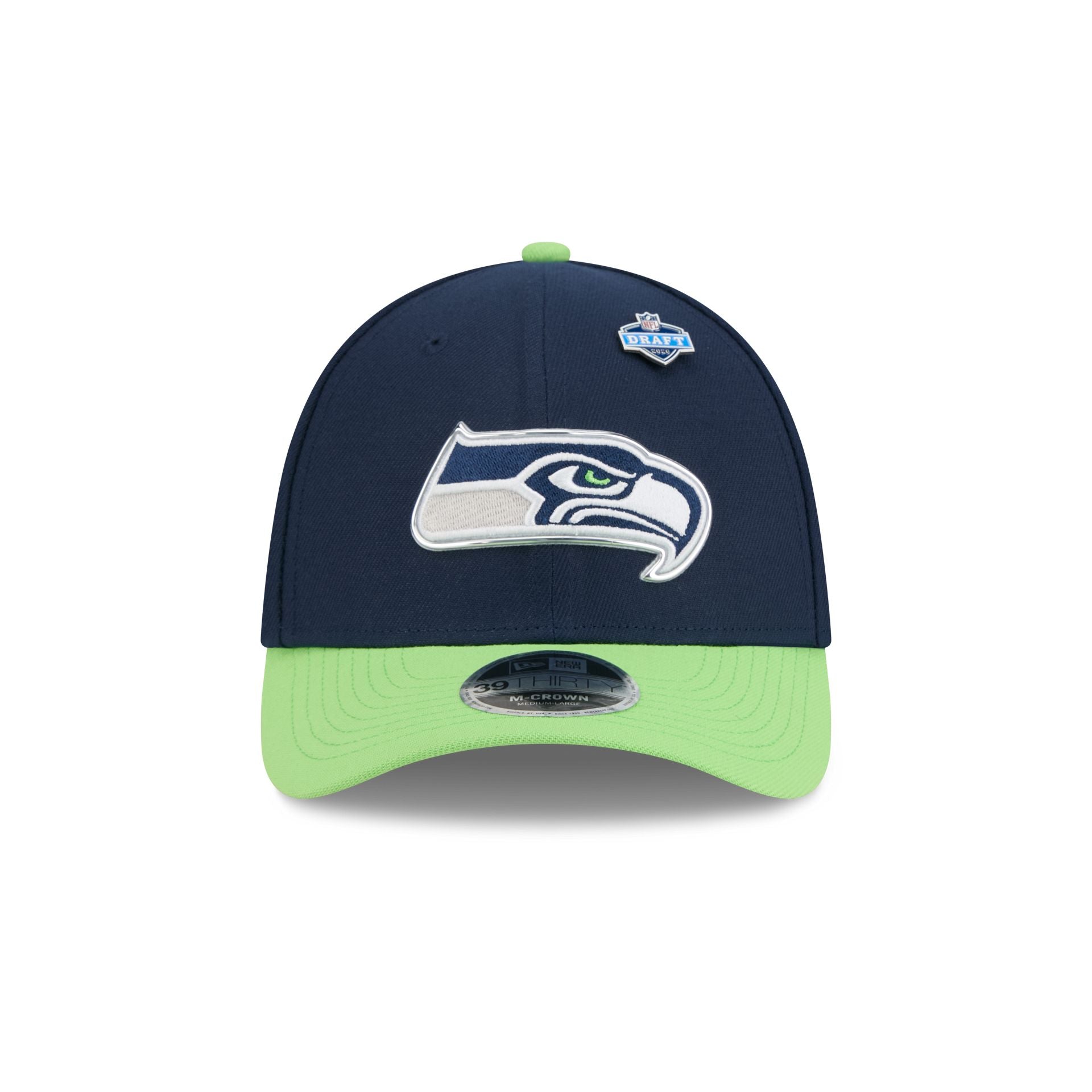 Seattle Seahawks 2026 Draft 39THIRTY M-Crown Stretch Fit Hat - Image 2