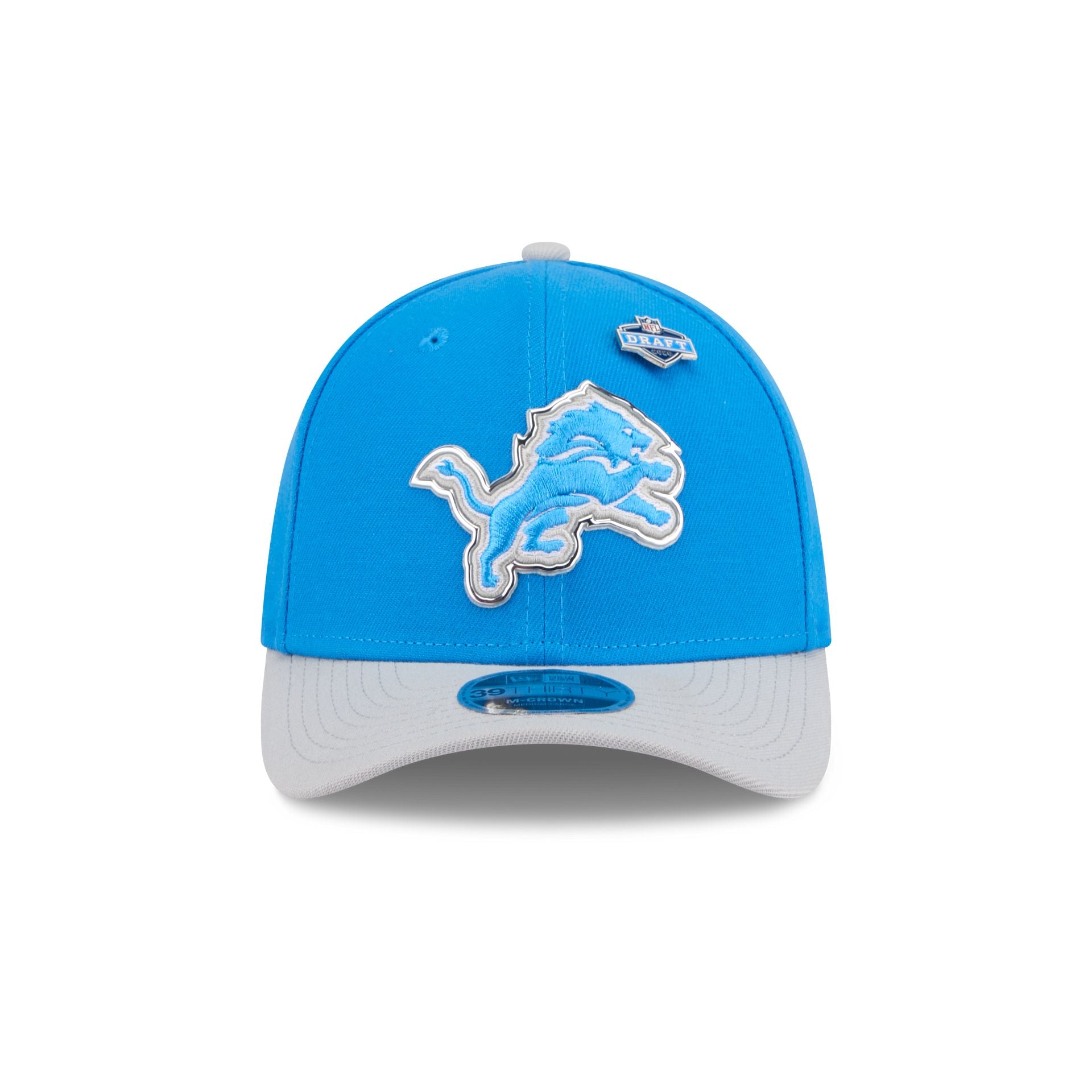Detroit Lions 2026 Draft 39THIRTY M-Crown Stretch Fit Hat - Image 2