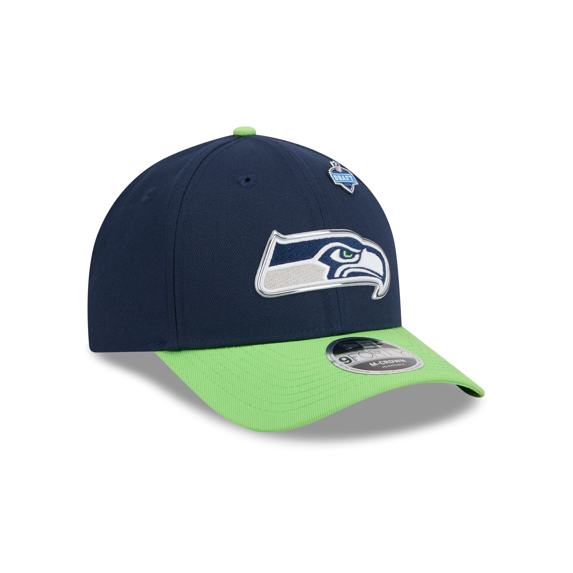 Seattle Seahawks 2026 Draft 9FORTY M-Crown Snapback Hat - Image 3
