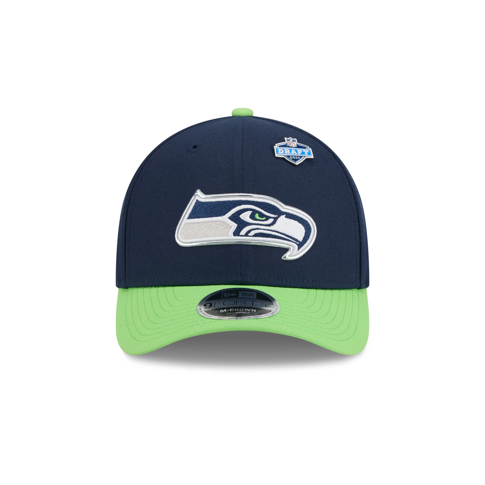Seattle Seahawks 2026 Draft 9FORTY M-Crown Snapback Hat - Image 2