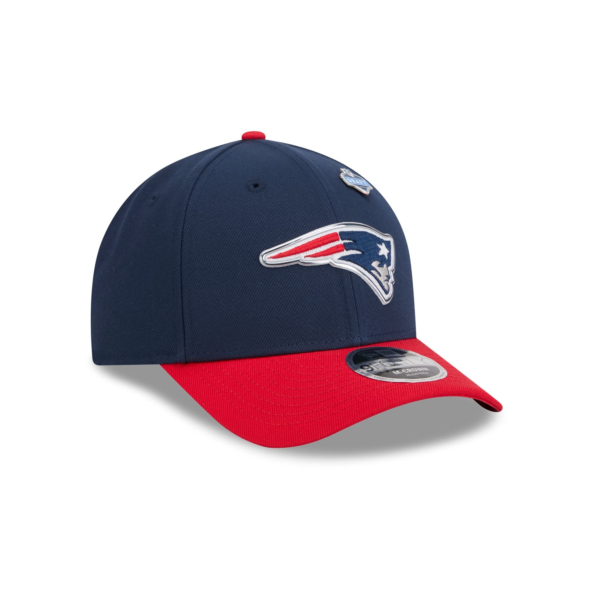 New England Patriots 2026 Draft 9FORTY M-Crown Snapback Hat - Image 3