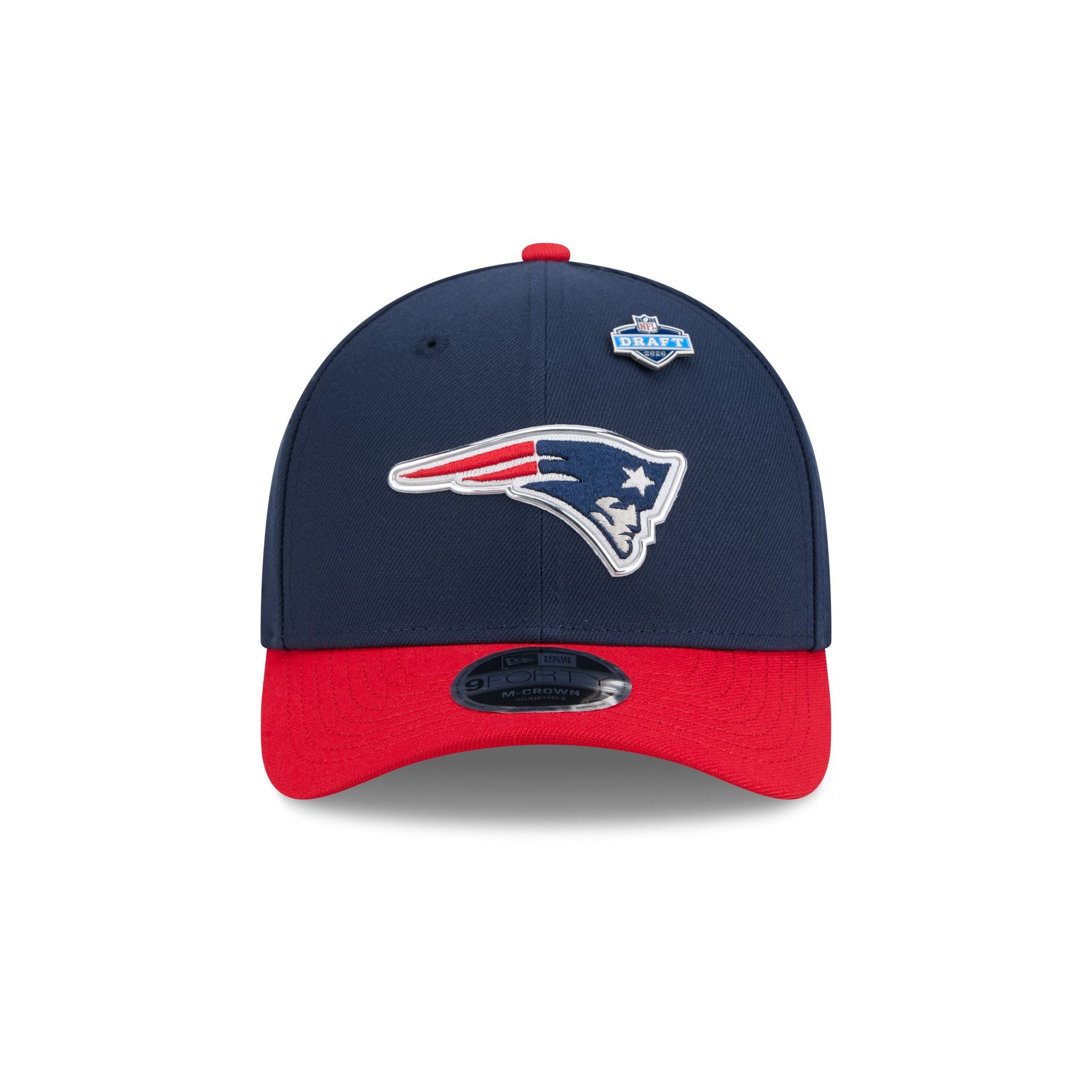 New England Patriots 2026 Draft 9FORTY M-Crown Snapback Hat - Image 2