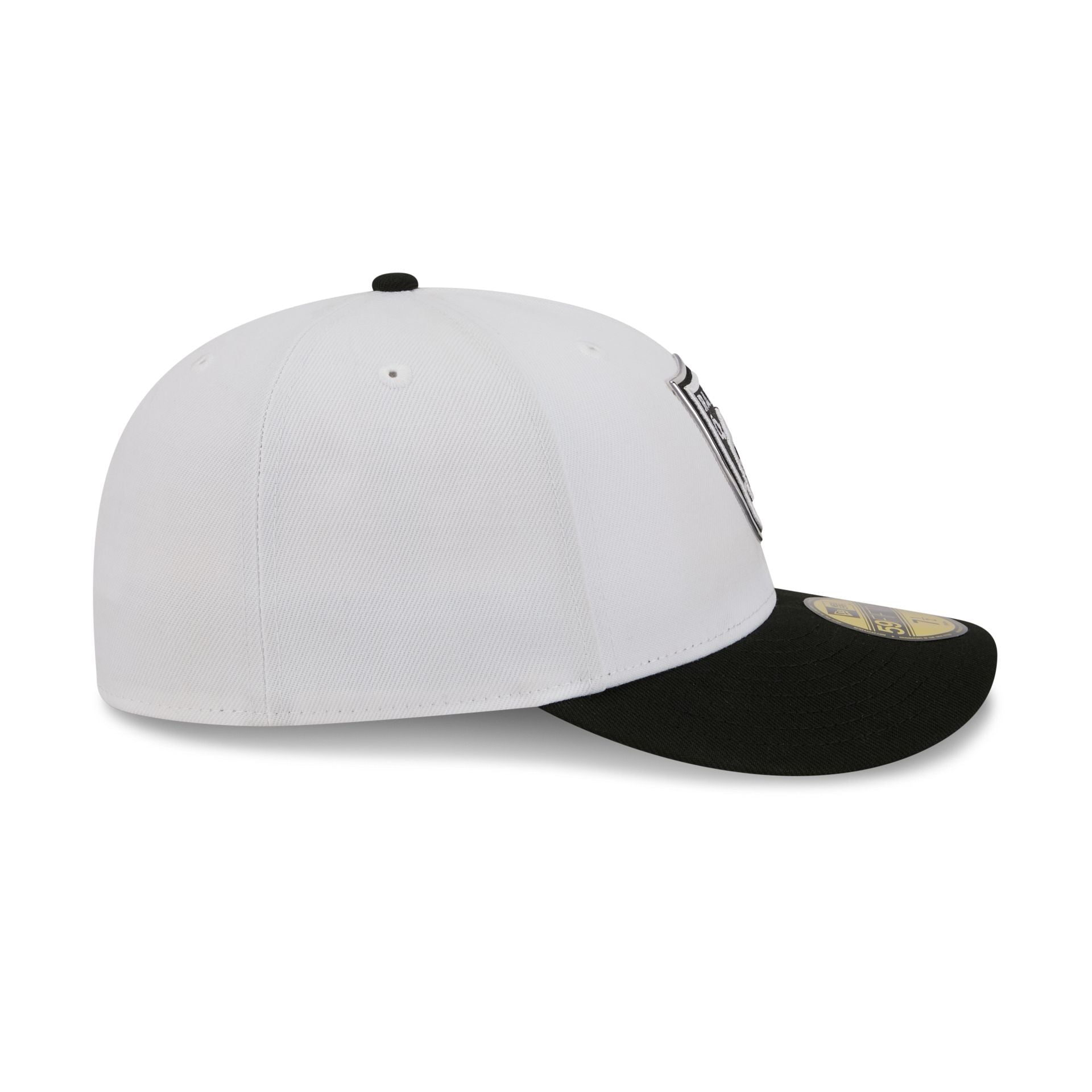 Las Vegas Raiders 2026 Draft Black and White 59FIFTY Fitted Hat - Image 5