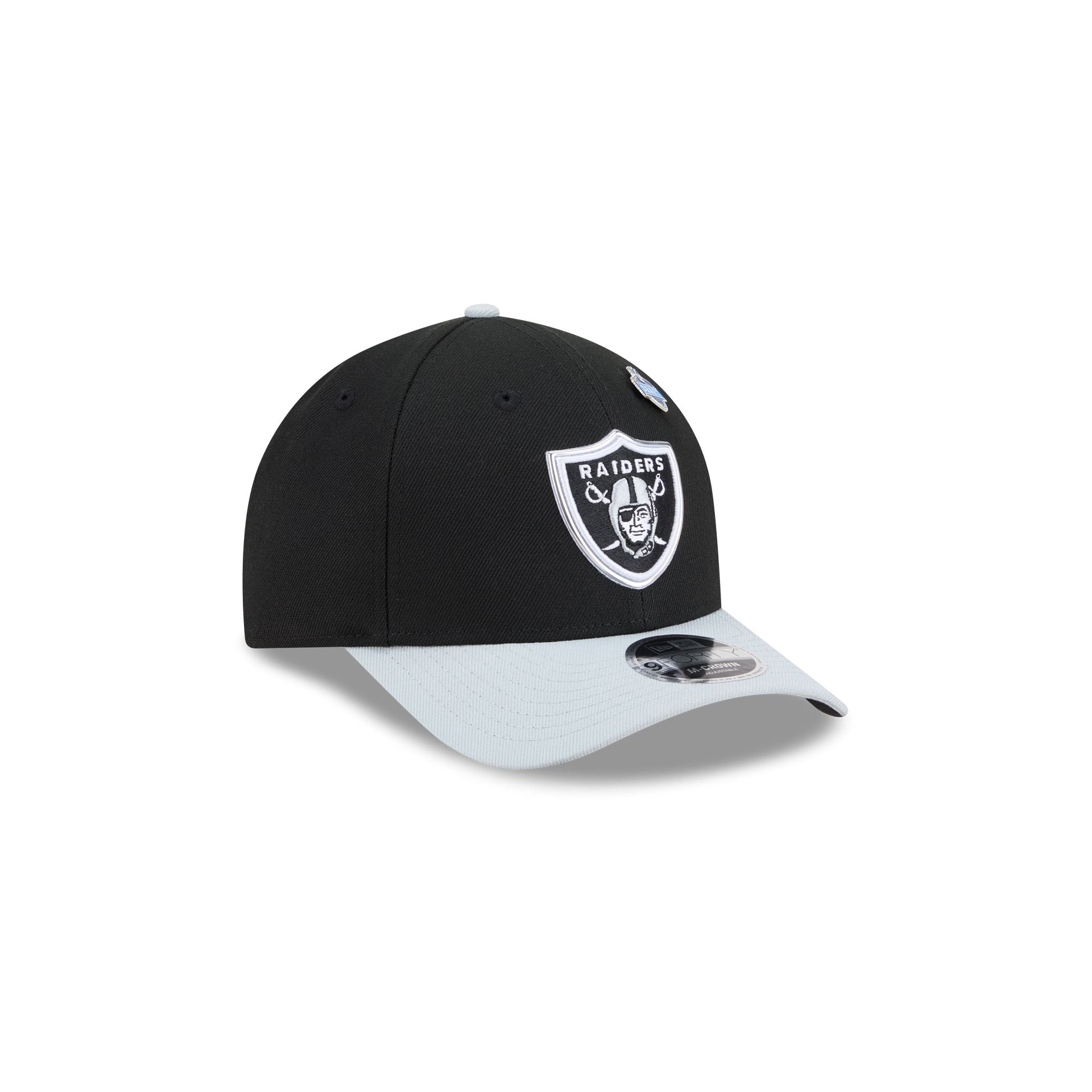 Las Vegas Raiders 2026 Draft Kids 9FORTY M-Crown Snapback Hat - Image 3