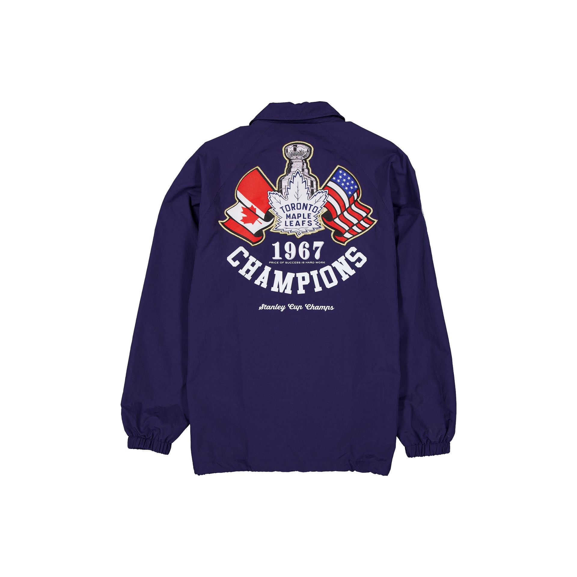 Toronto Maple Leafs Past Glory Coaches Jacket - Image 2