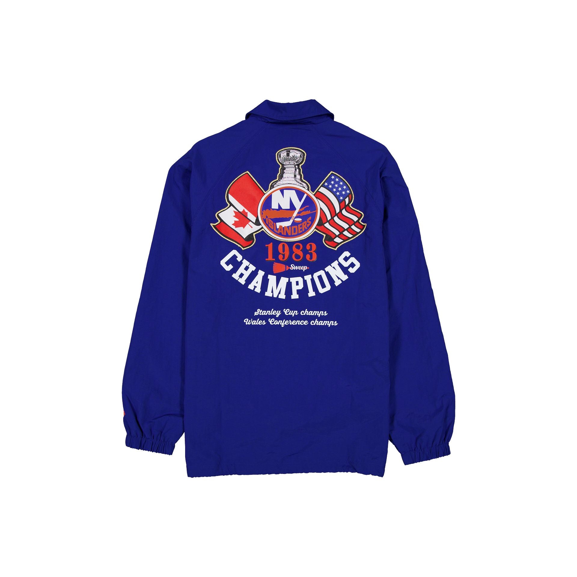 New York Islanders Past Glory Coaches Jacket - Image 2