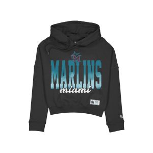 Miami Marlins 2026 City Connect Women's Cropped Hoodie