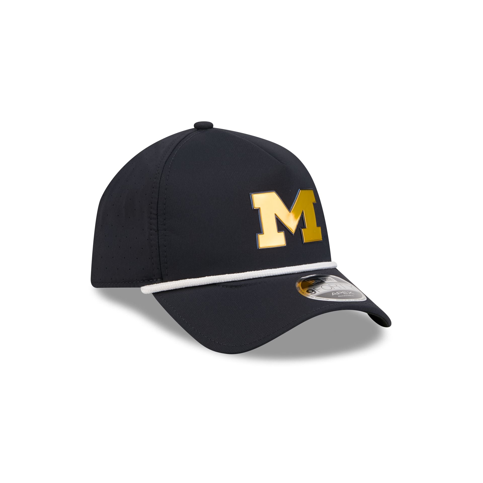 Michigan Wolverines Performance 9FORTY APEX Snapback Hat - Image 3